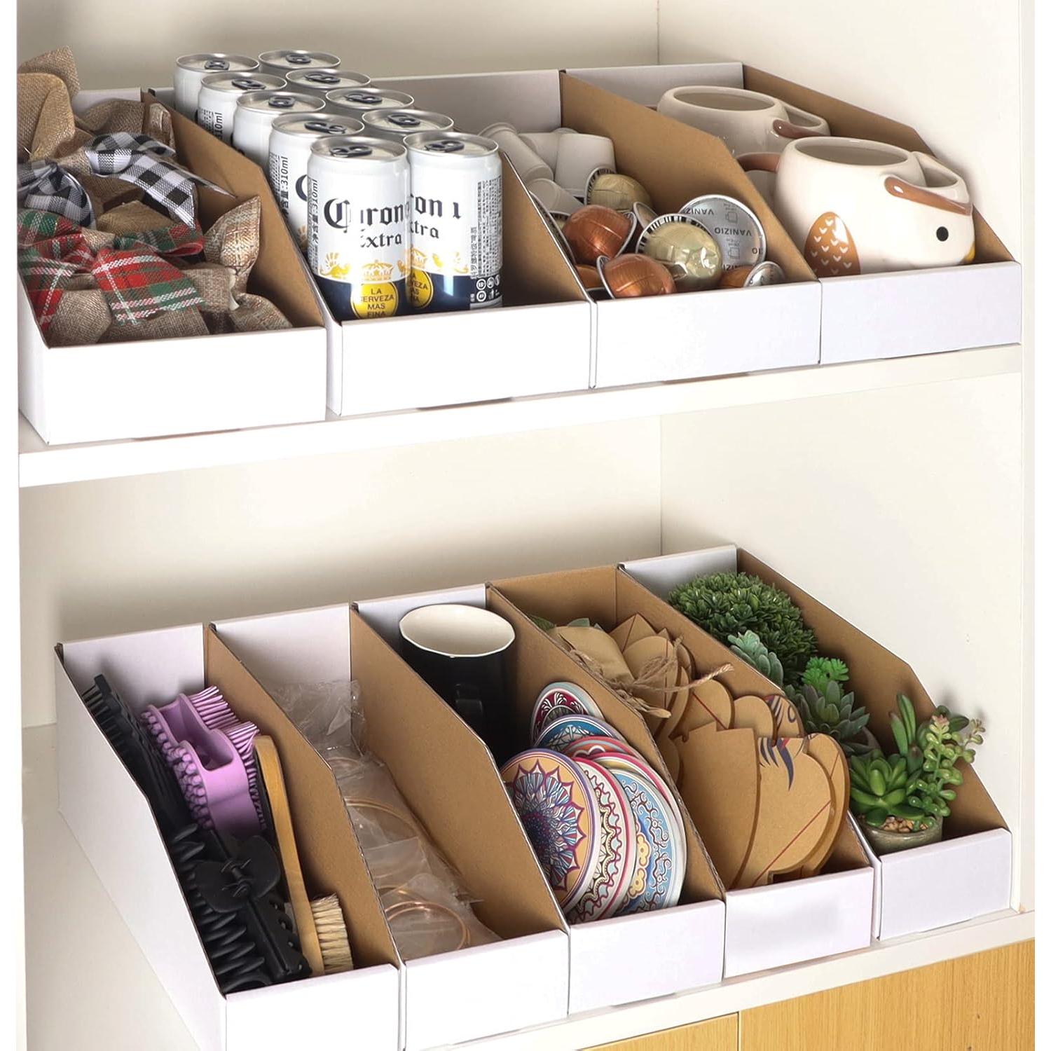 Cajas de Cartón EXYGLO, 35 Contenedores Plegables 30.5x15.2x11.4 cm