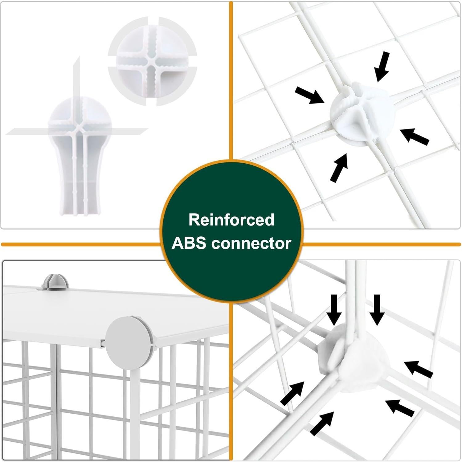 Organizador de Almacenamiento AWTATOS 6 Cubos Blanco DIY