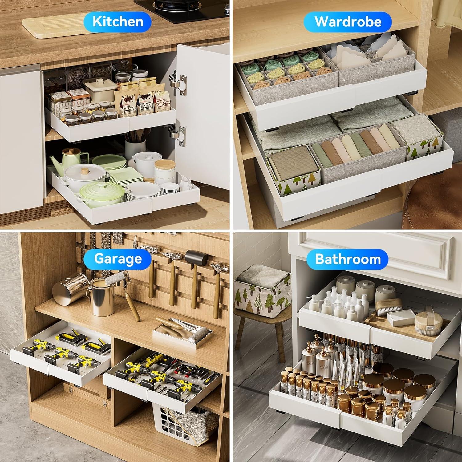 Organizador de Gabinete Expandible FLOUREE 2 Paquetes 31.75-52.07 cm