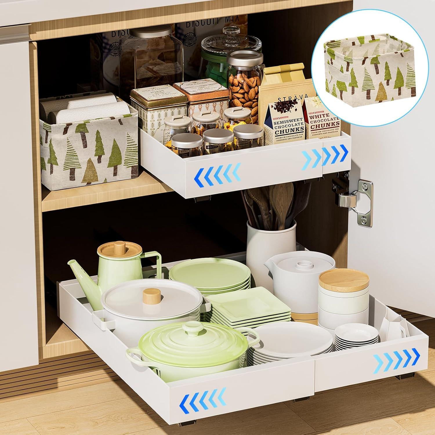 Organizador de Gabinete Expandible FLOUREE 2 Paquetes 31.75-52.07 cm