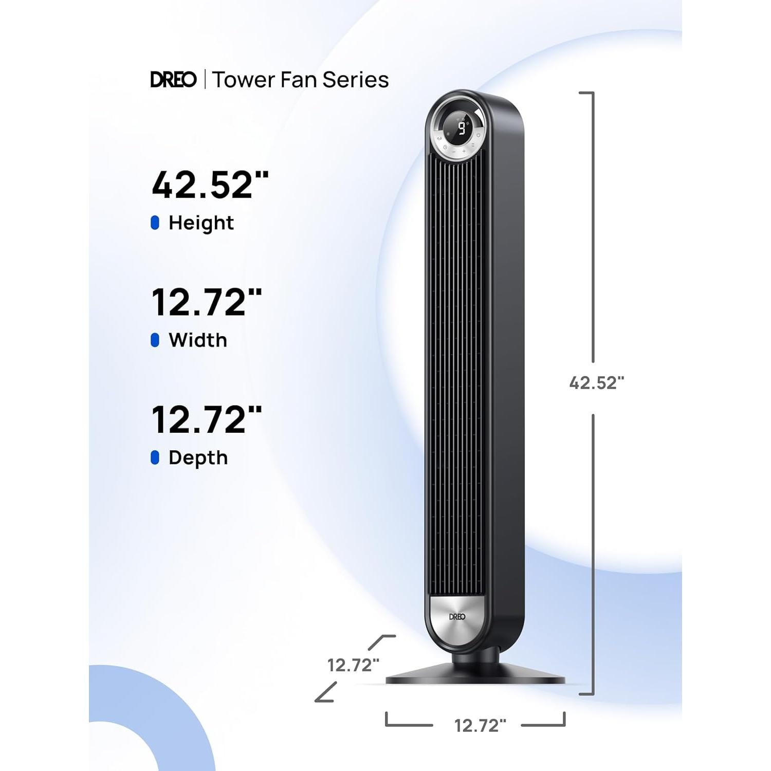 Ventilador de Torre Dreo Cruiser Pro T2 S 42" 9 Velocidades