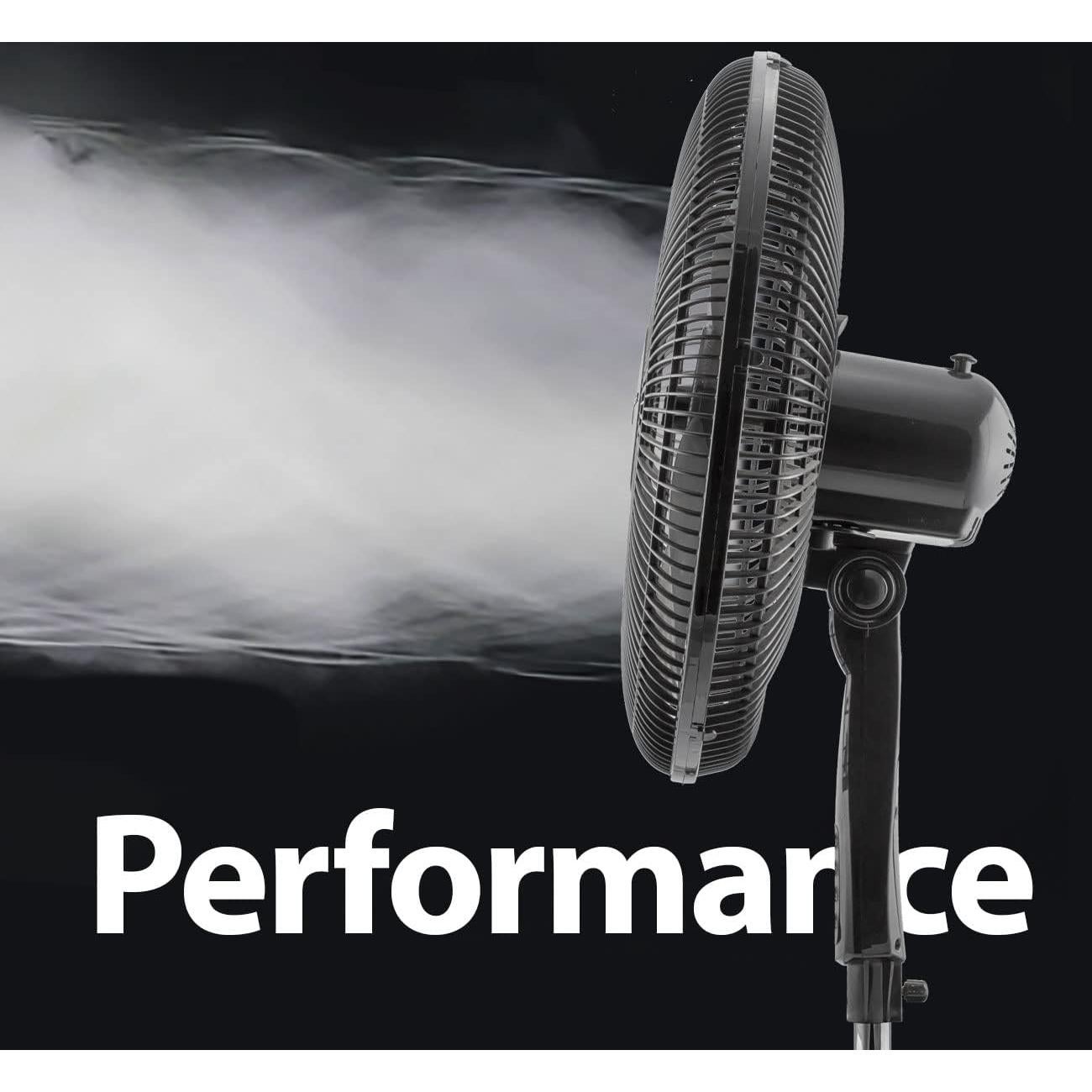 Ventilador de pedestal oscilante Air Monster 45 cm con control remoto