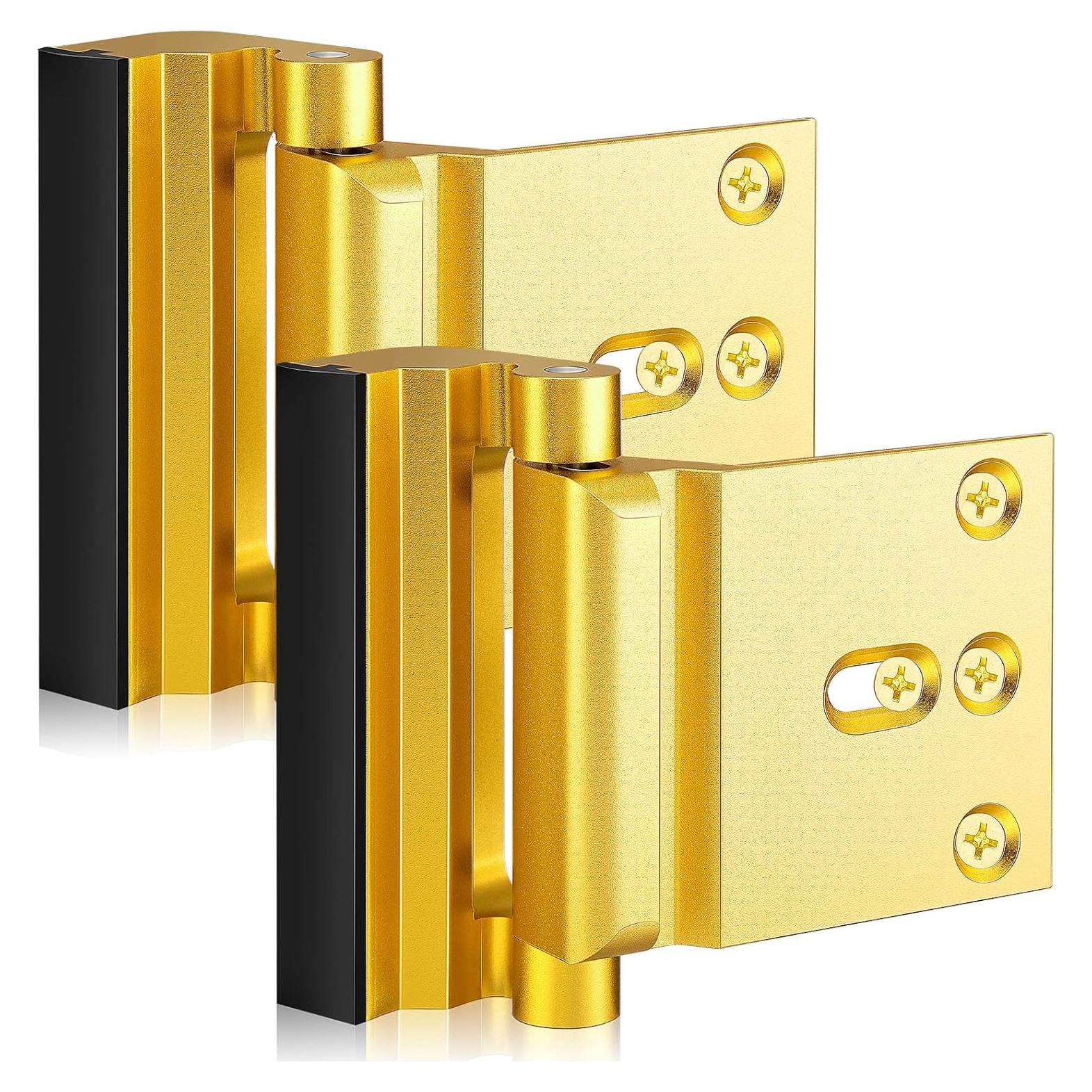 Cerradura de Seguridad Shimeyao 2 Pcs Refuerzo Puerta Aluminio