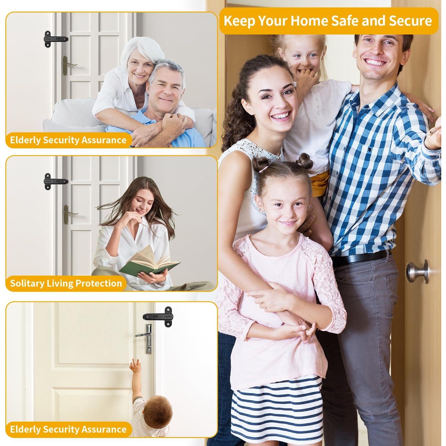 Cerradura de Puerta con Alarma WYGWP ETMS-001 Negra