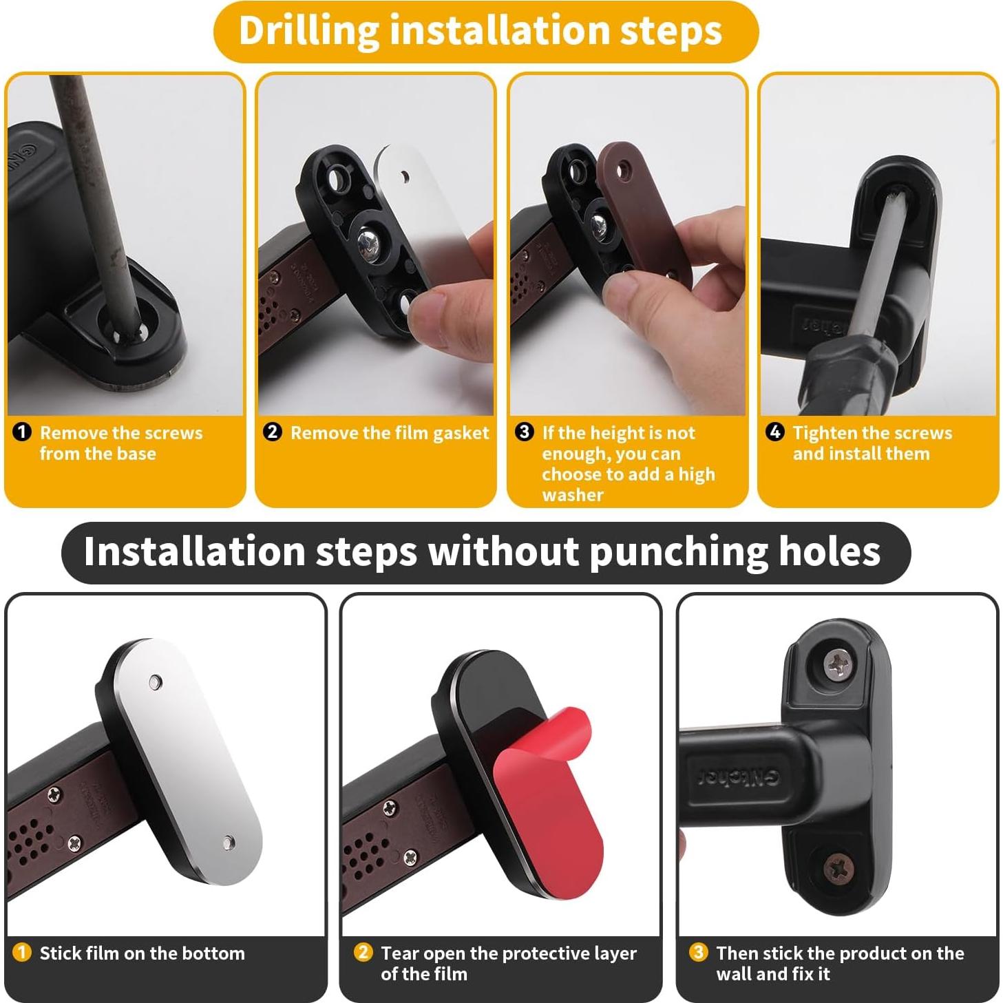 Cerradura de Puerta con Alarma WYGWP ETMS-001 Negra