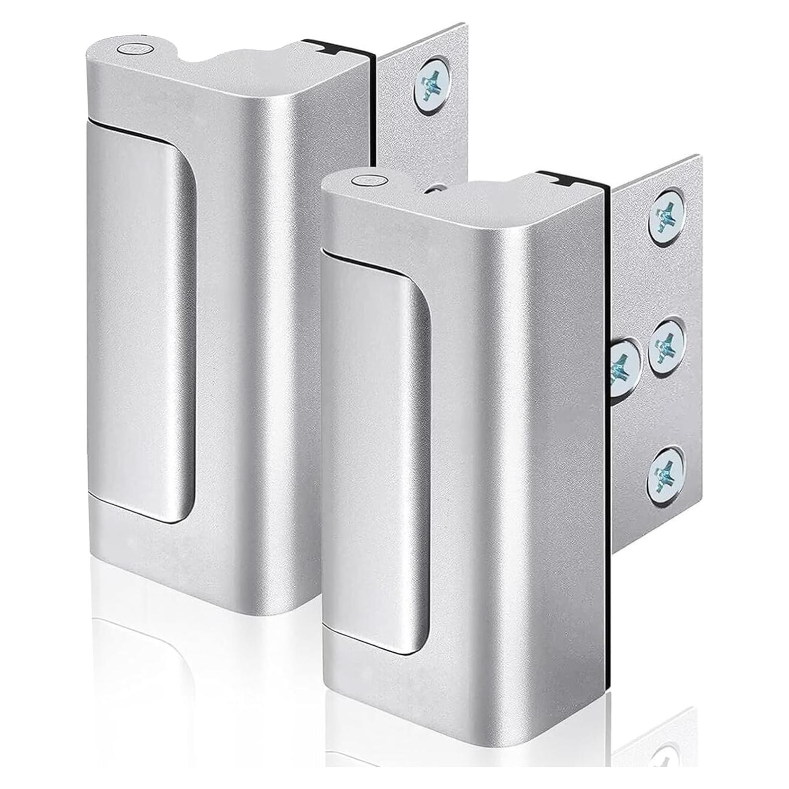 Cerradura de Refuerzo de Seguridad SECUIX para Puertas - 2 Piezas