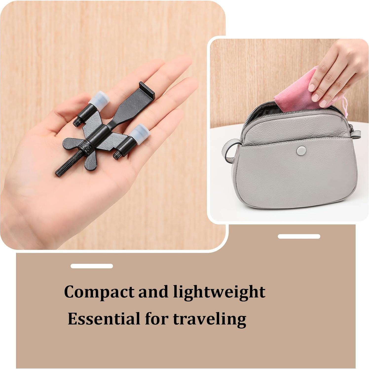 Cerradura de puerta portátil Newlaking, acero inoxidable, seguridad