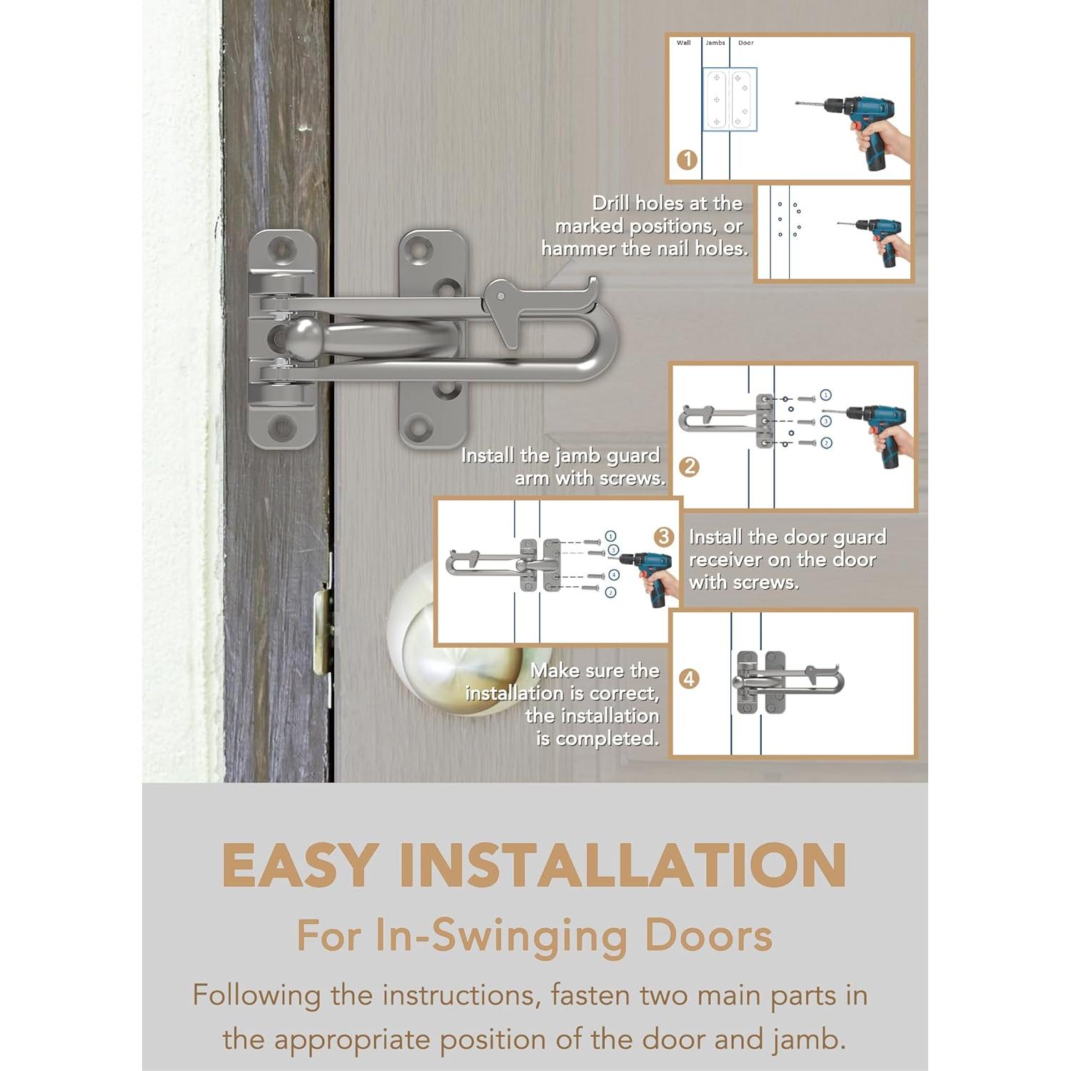 Cerrojo de Barra Oscilante GREATIM GT-SD002-Níquel Satinado