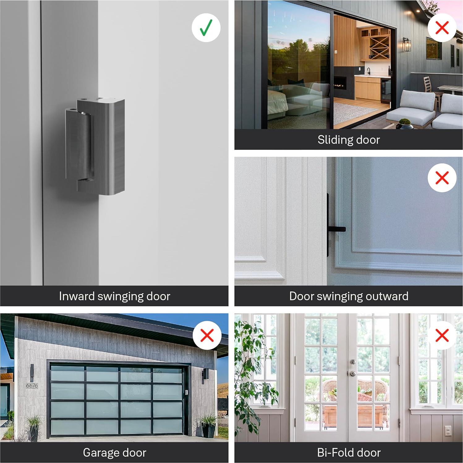 Bloqueador de Puerta Reforzado Master Lock 2 Pk Seguridad Infantil