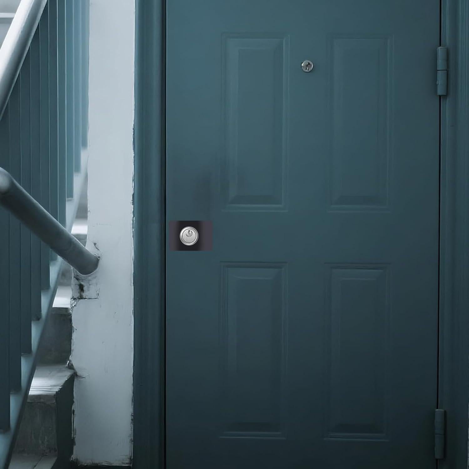 Placas de Refuerzo de Cerradura de Acero Inoxidable 4PCS - Rose-cha