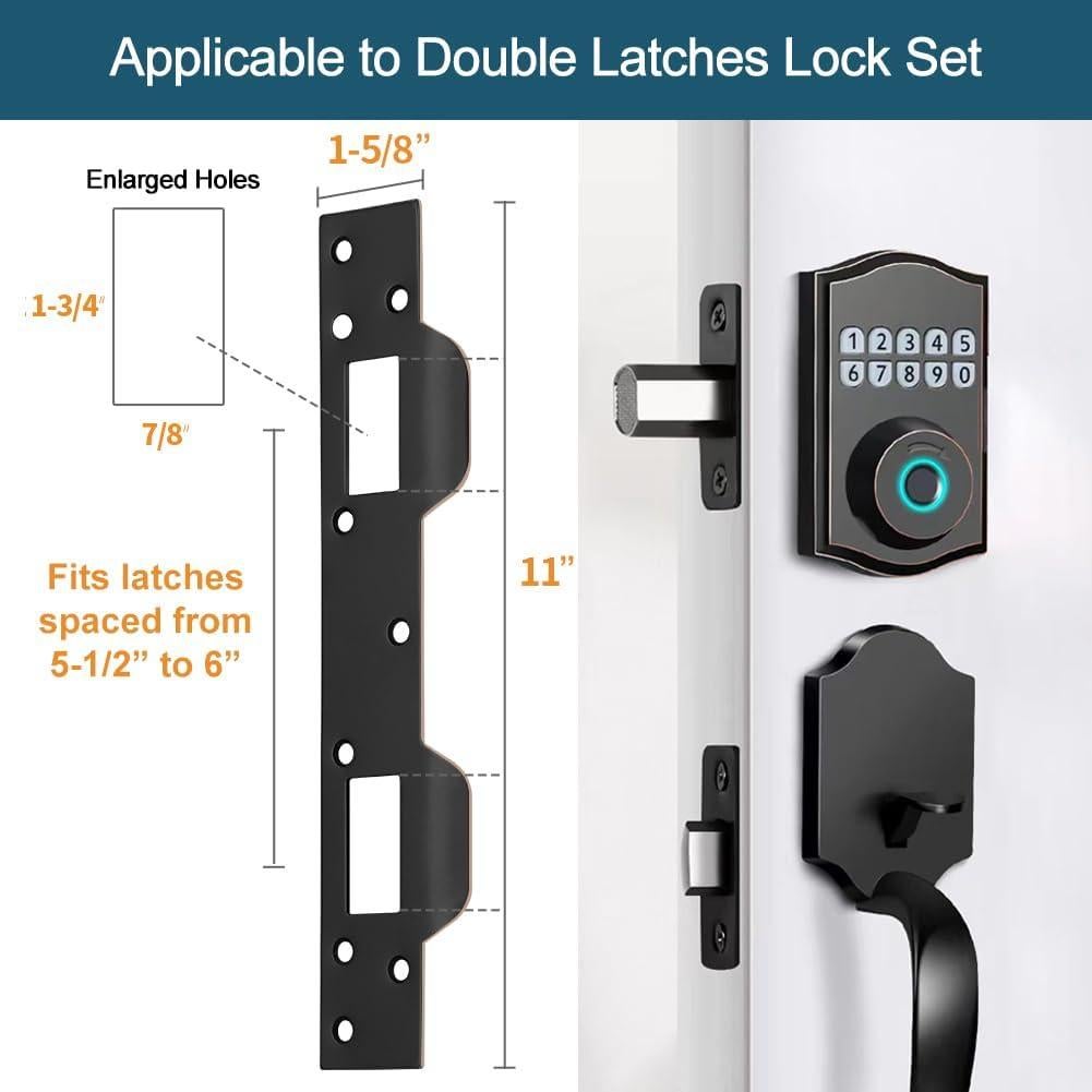 Placa de Golpe de Puerta Bronce Aceitado MOSECYOU 2mm