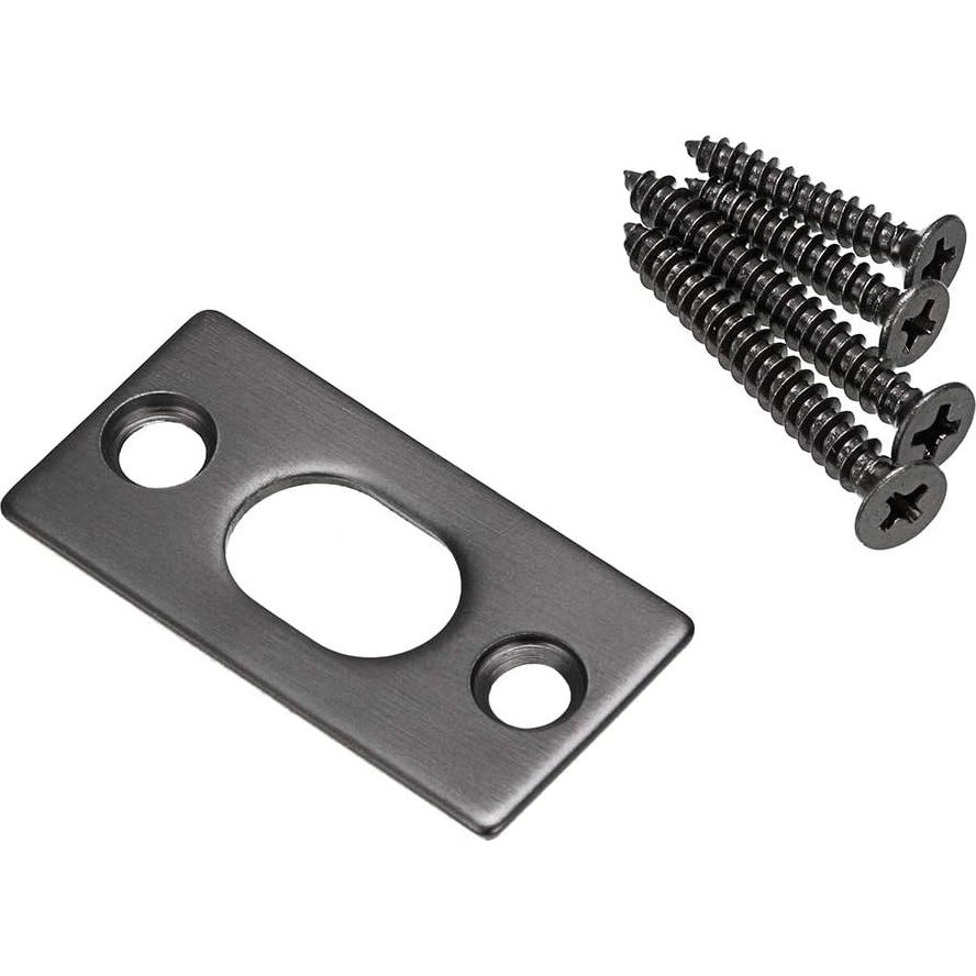 Cerraduras de Puerta Empotradas Sumnacon 15cm Acero Inoxidable Negro