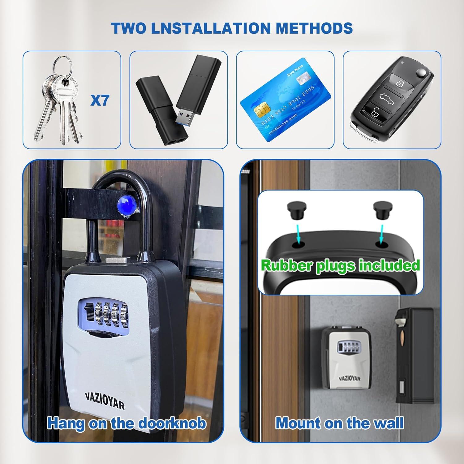 Caja de Seguridad para Llaves Vazioyar con Cerradura de Código