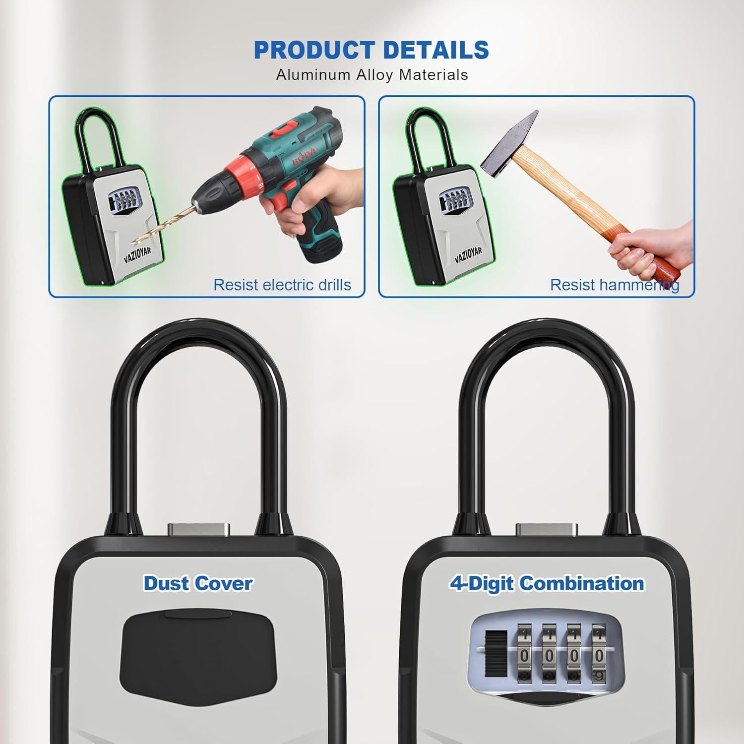 Caja de Seguridad para Llaves Vazioyar con Cerradura de Código