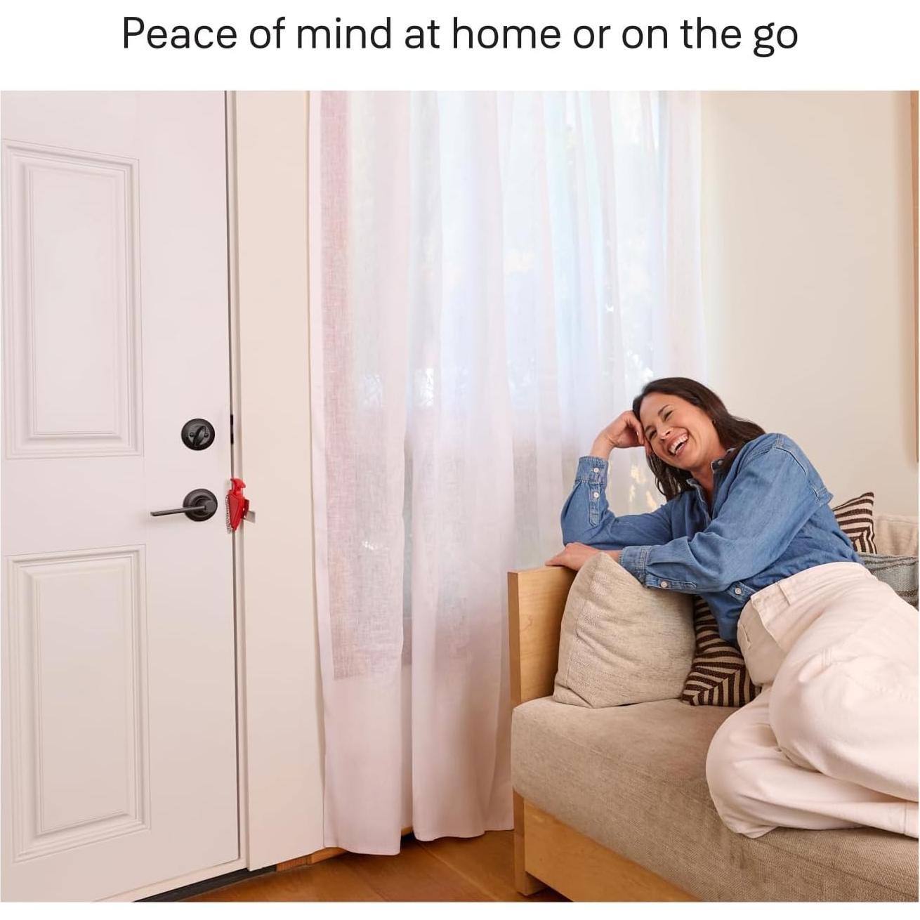 Candado de Puerta Portátil Master Lock 276EC Seguridad Extra