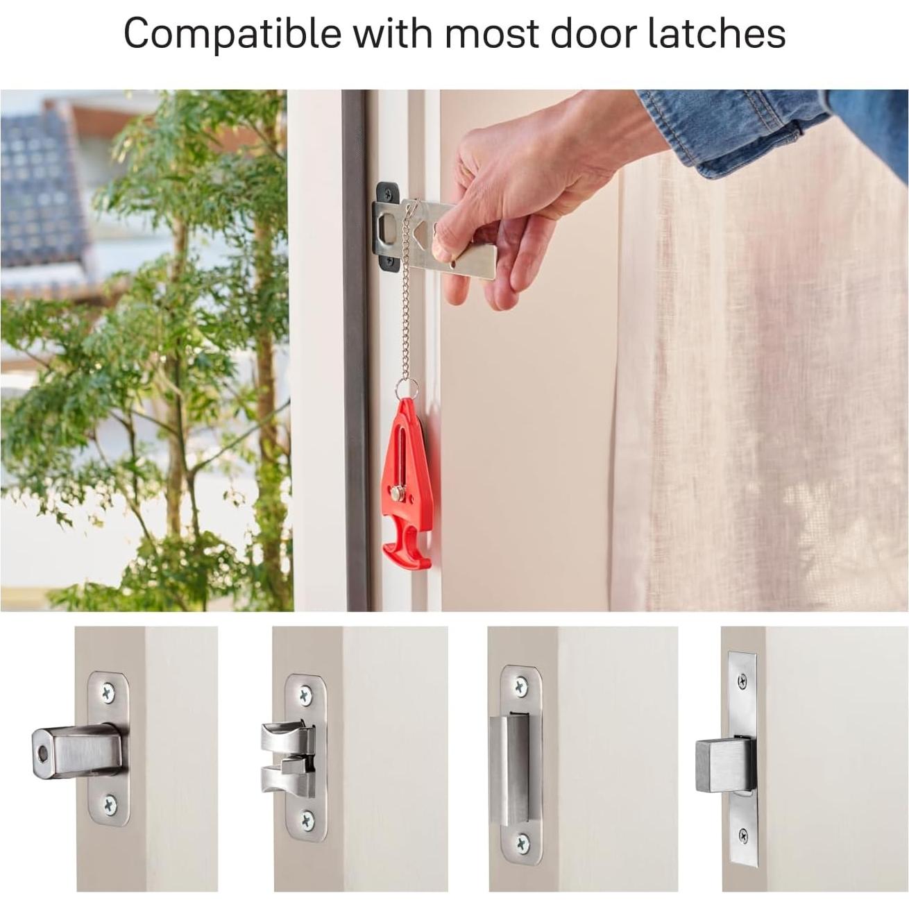 Candado de Puerta Portátil Master Lock 276EC Seguridad Extra