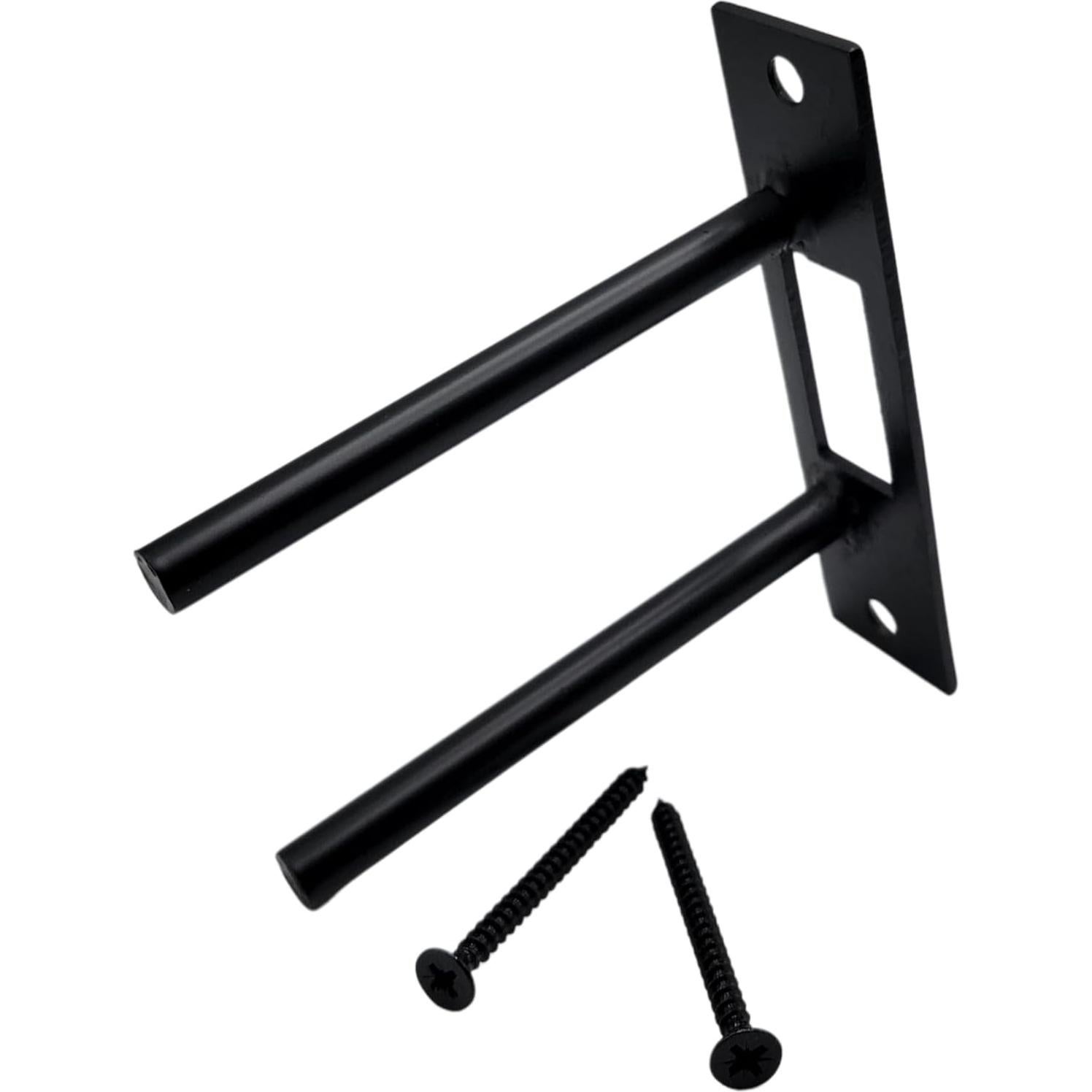 Placa de Refuerzo de Puerta Tuff Strike Negra 11.43x3.18cm