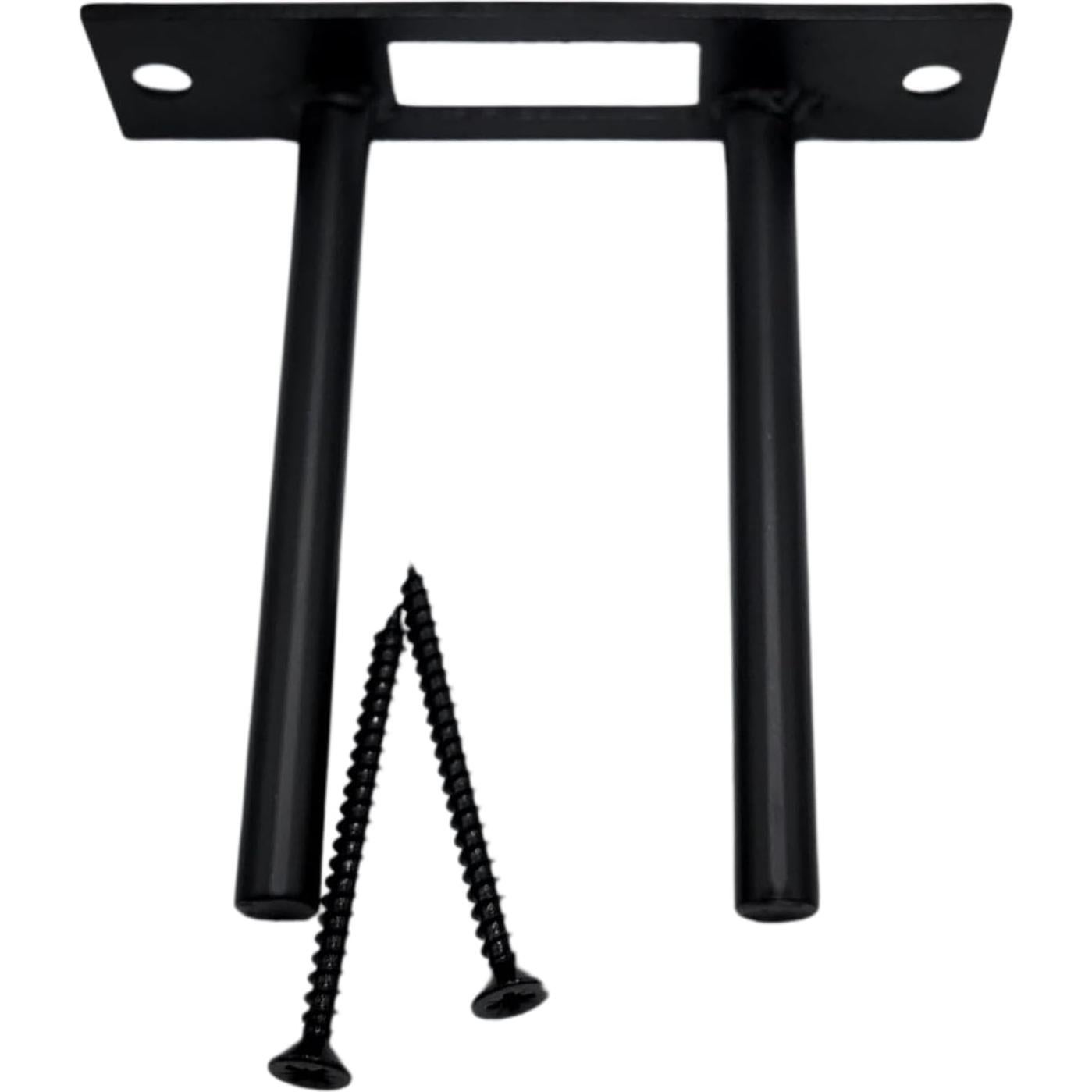 Placa de Refuerzo de Puerta Tuff Strike Negra 11.43x3.18cm