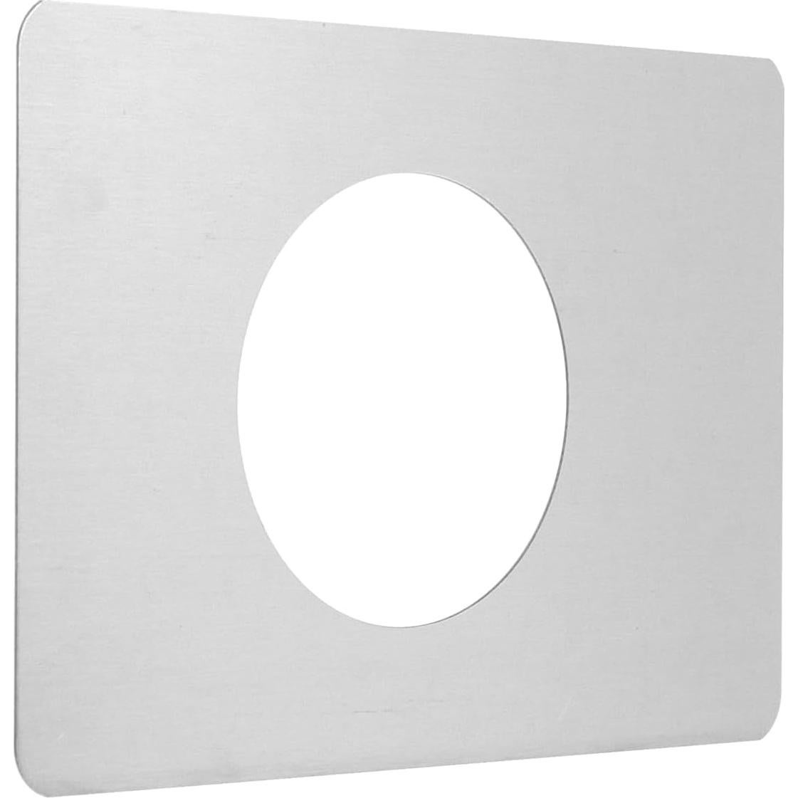 Placas de Refuerzo para Cerradura de Puerta Semetall - 6 Piezas Acero Inoxidable Plata