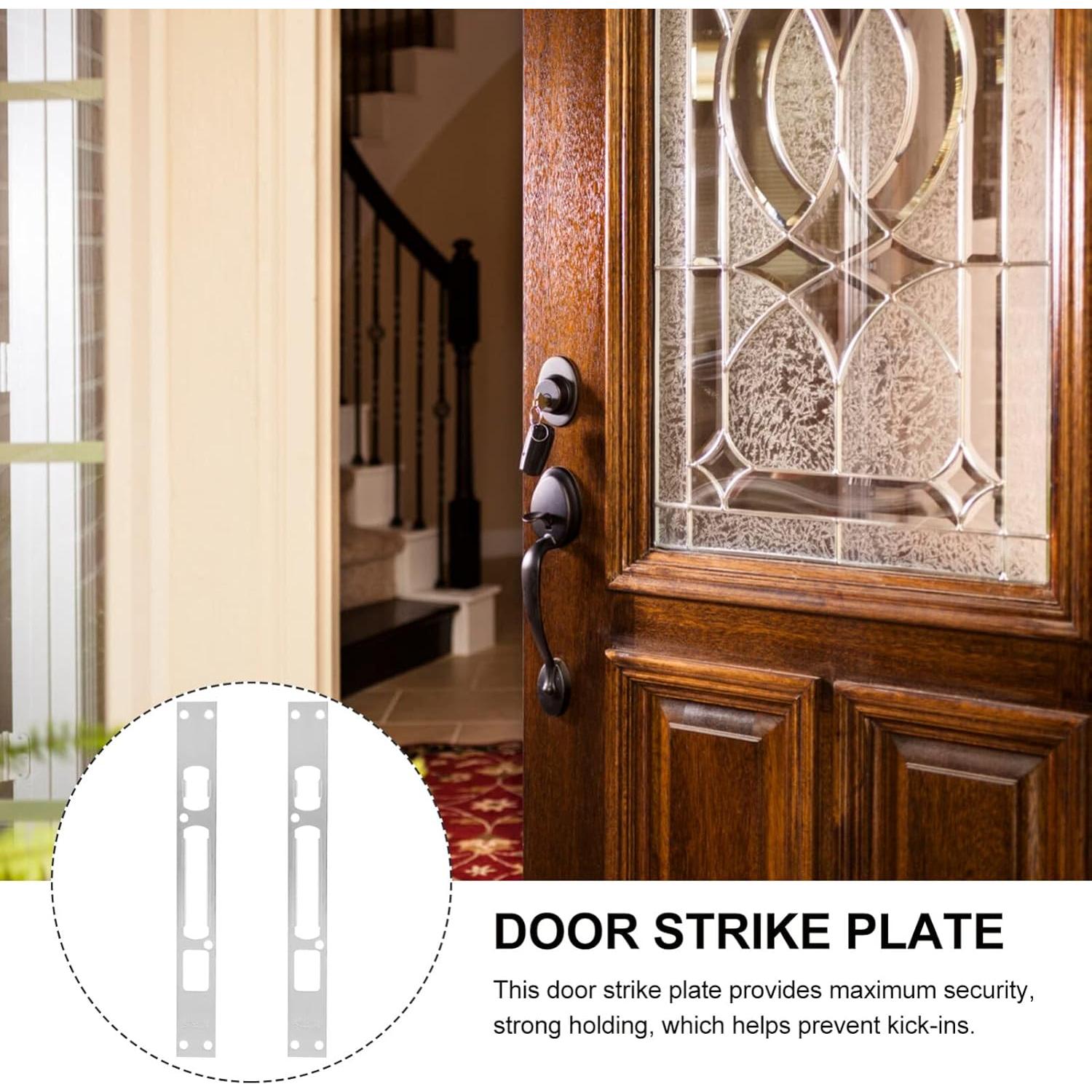 Placas de Seguridad para Puerta DOITOOL Acero Inoxidable 26x3cm