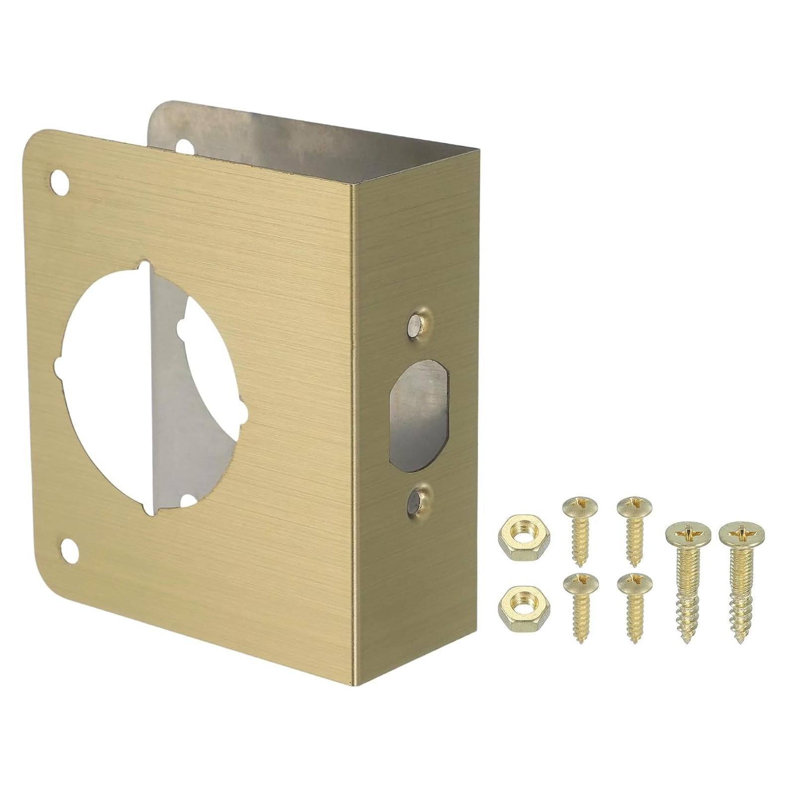 Placa de Refuerzo para Puerta PATIKIL, Acero Inoxidable, 100x115mm