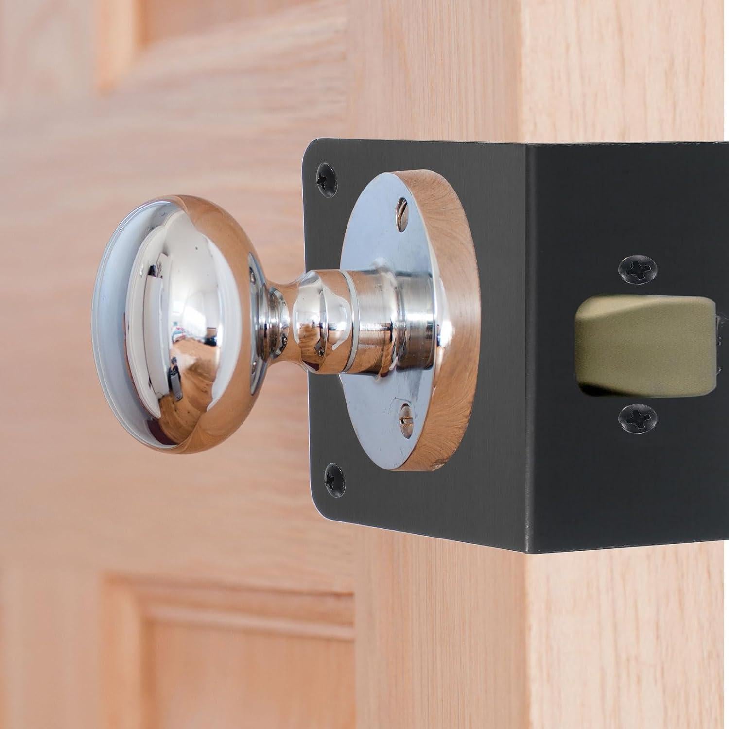 Placa de Refuerzo para Puerta PATIKIL, Acero Inoxidable, 100x115mm