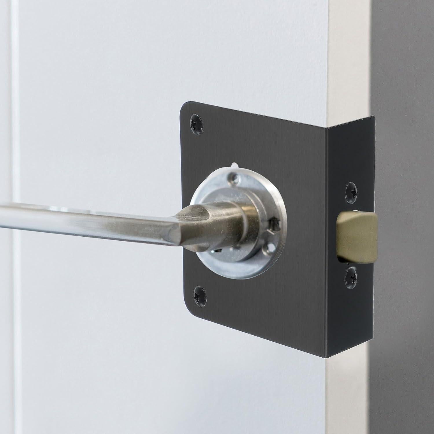 Placa de Refuerzo para Puerta PATIKIL, Acero Inoxidable, 100x115mm