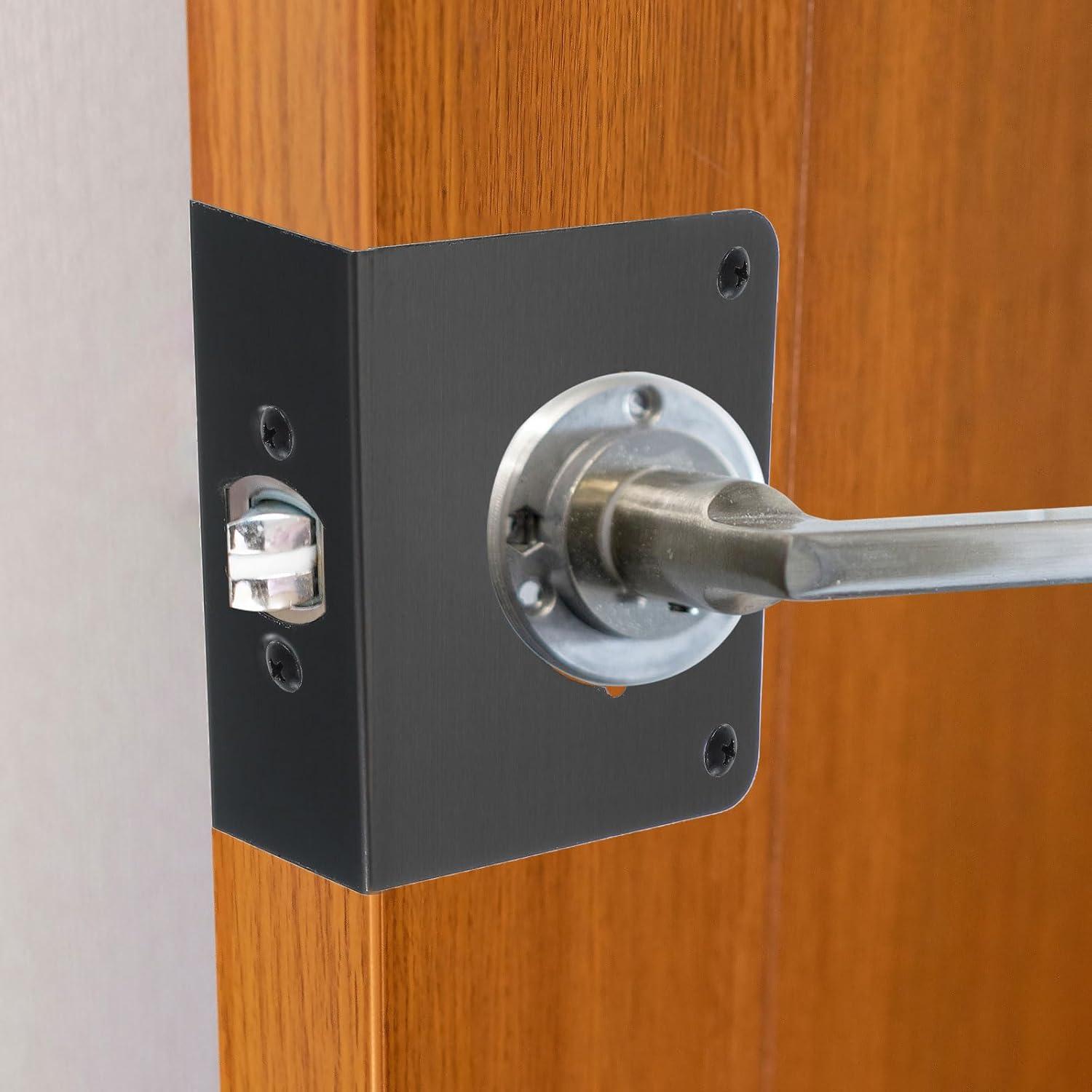 Placa de Refuerzo para Puerta PATIKIL, Acero Inoxidable, 100x115mm