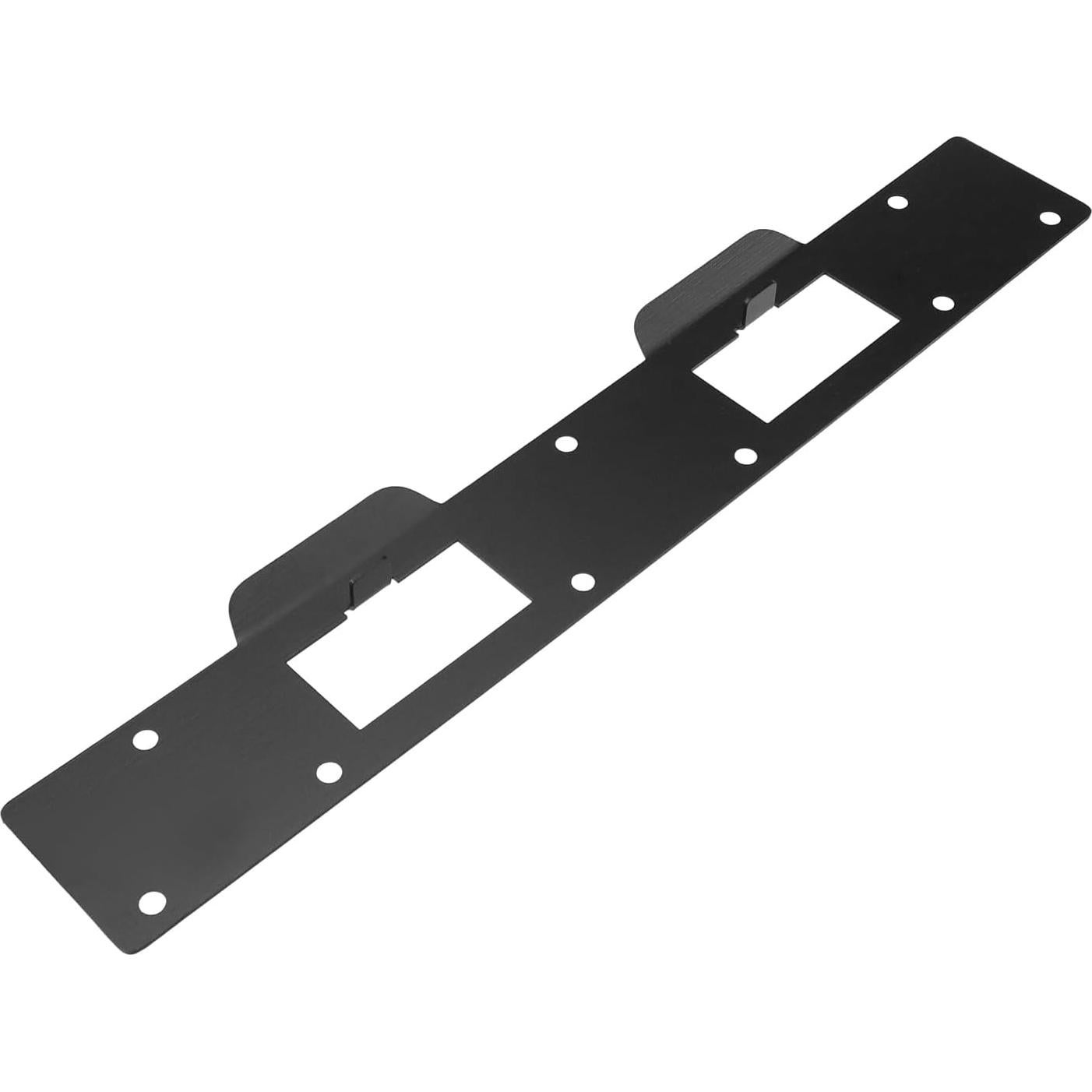 Placa de refuerzo para cerradura Semetall 4.1x27.9cm Metal Negro