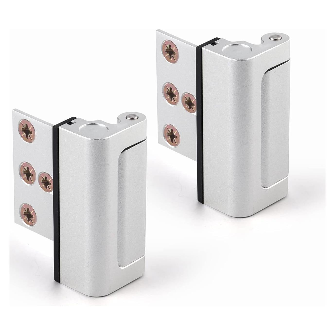 Cerradura de Puerta de Seguridad Lokytobi - 2 Pack, Aluminio, 800 lbs