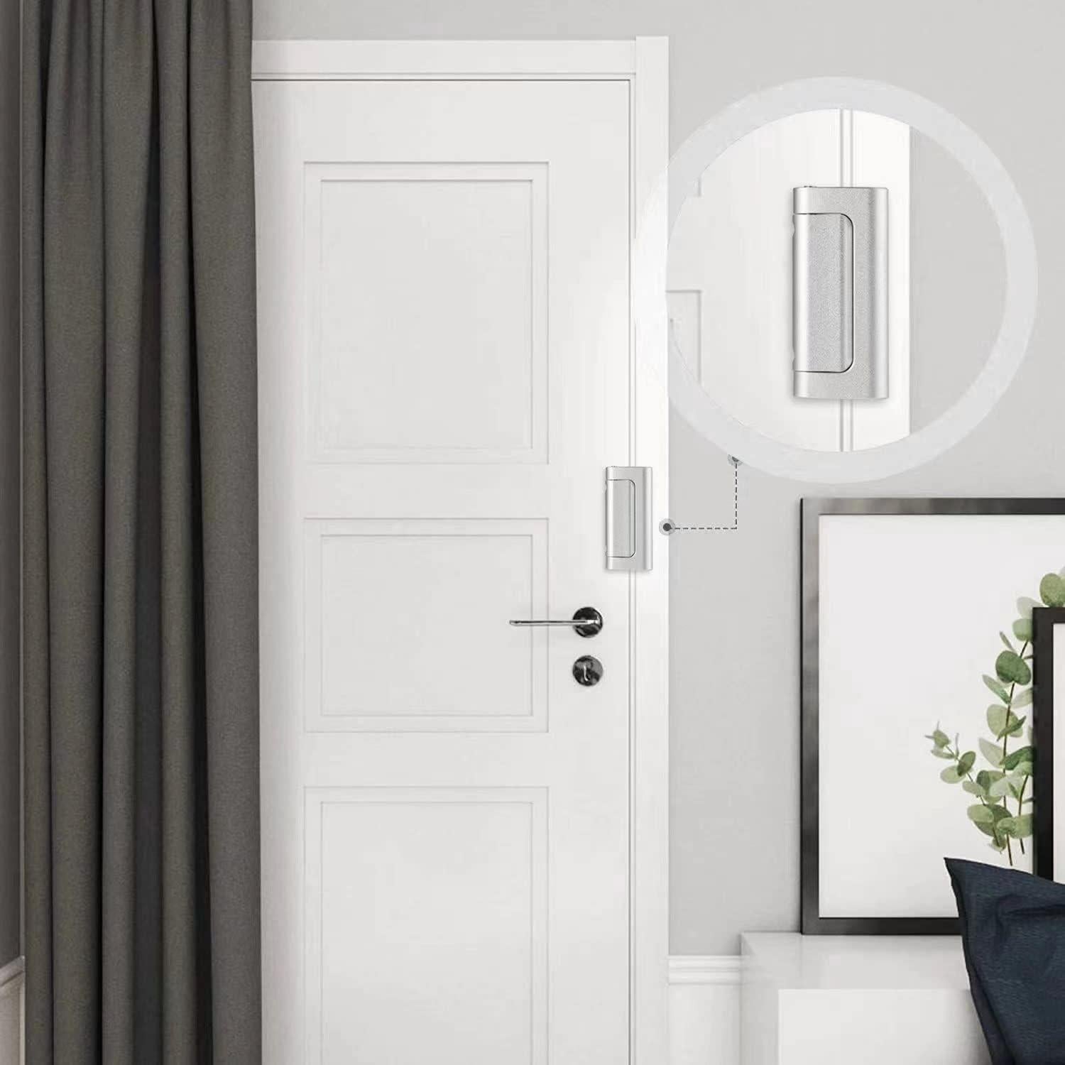 Cerradura de Puerta de Seguridad Lokytobi - 2 Pack, Aluminio, 800 lbs