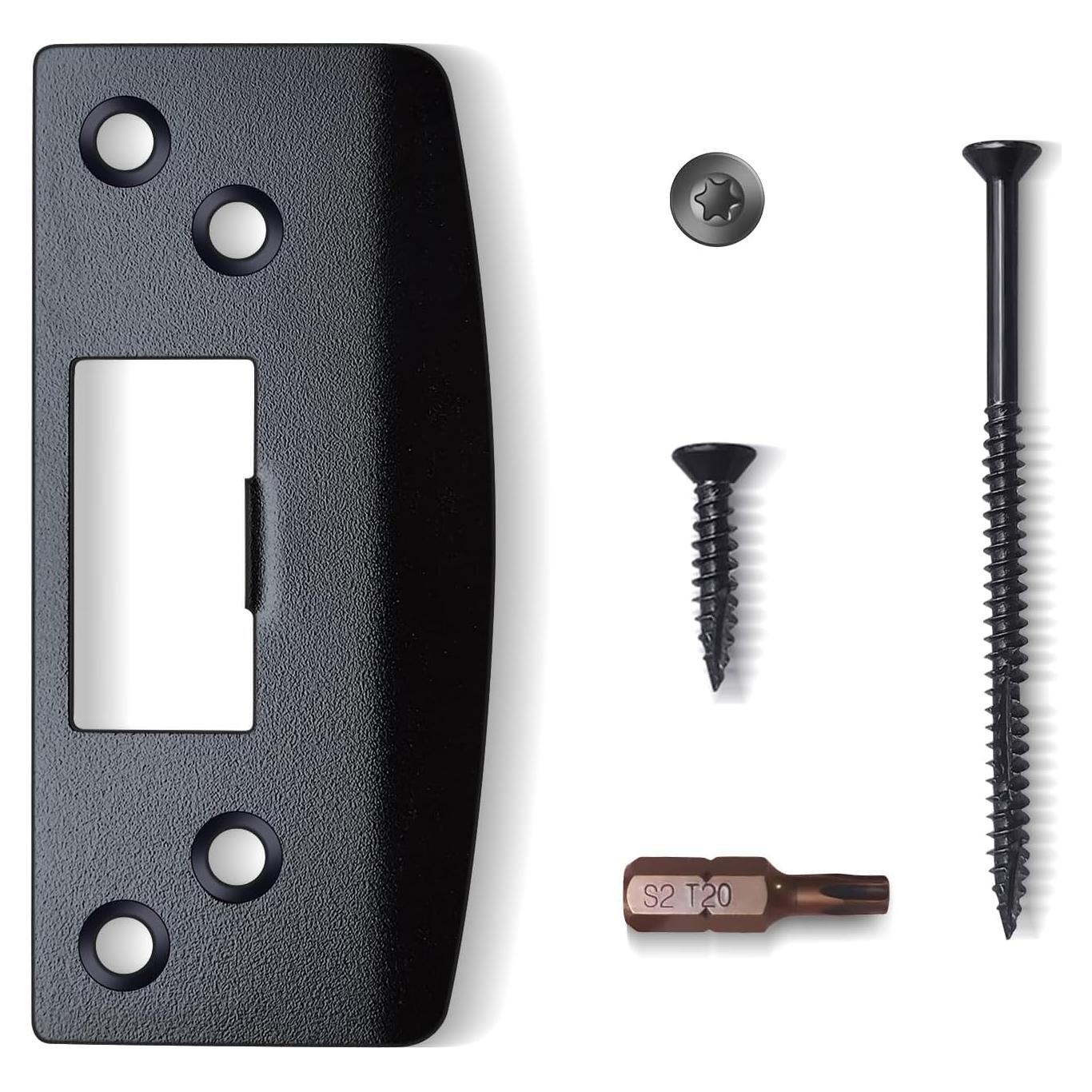 Placa de Golpe Sobredimensionada MOSECYOU 2mm Negra Mate