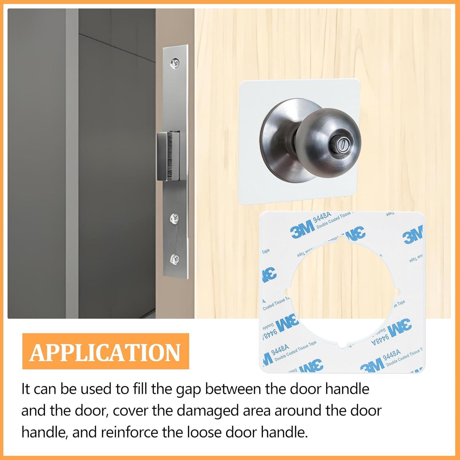 Placas de refuerzo para pomo de puerta CNGGV MBBS-W blancas