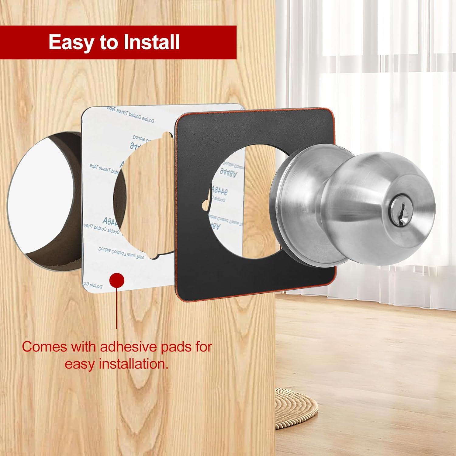 Placas de cicatriz para pomo de puerta MOSECYOU bronce 2 piezas