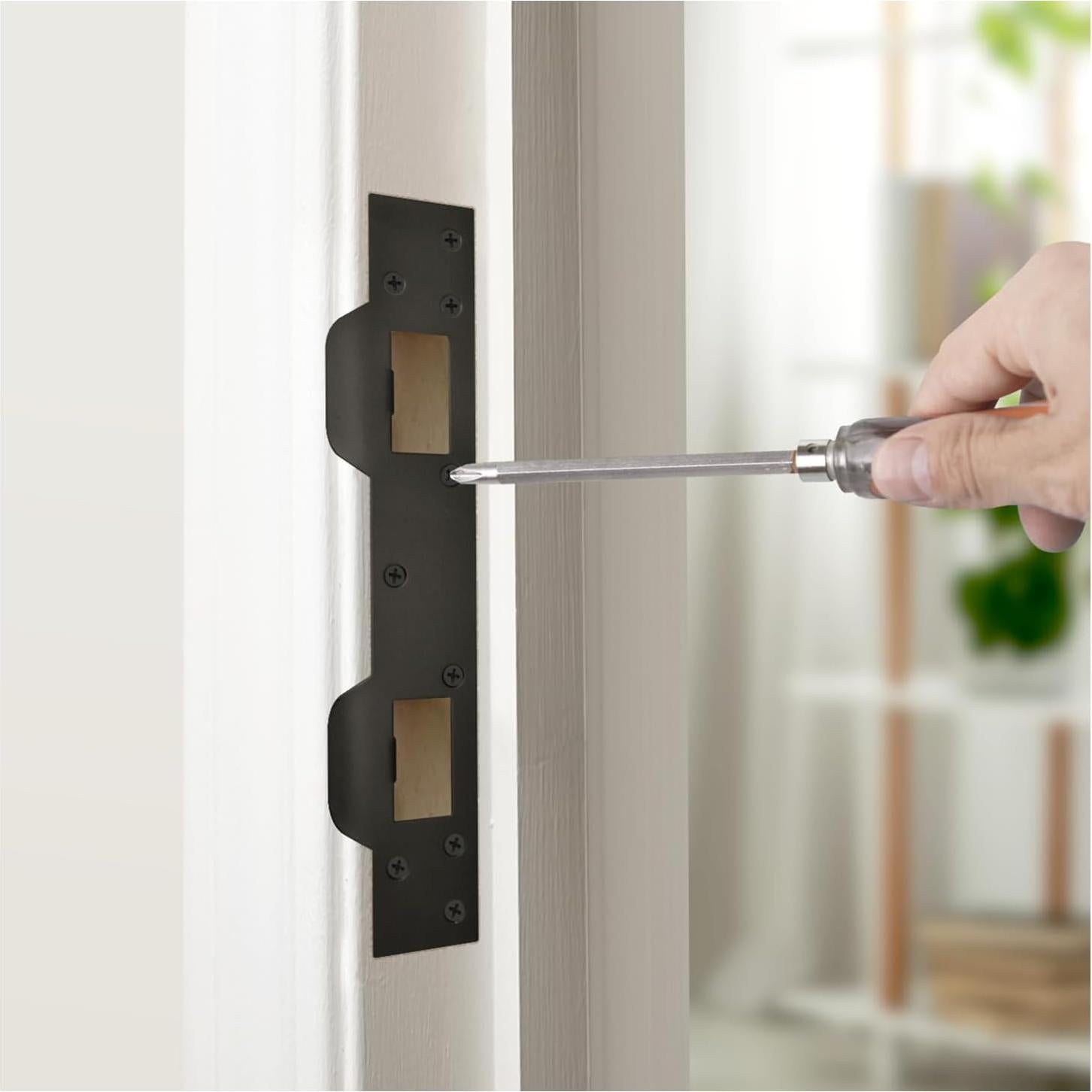 Strike de Seguridad Nuk3y SP550 para Puerta 5.5" (Negro Mate)