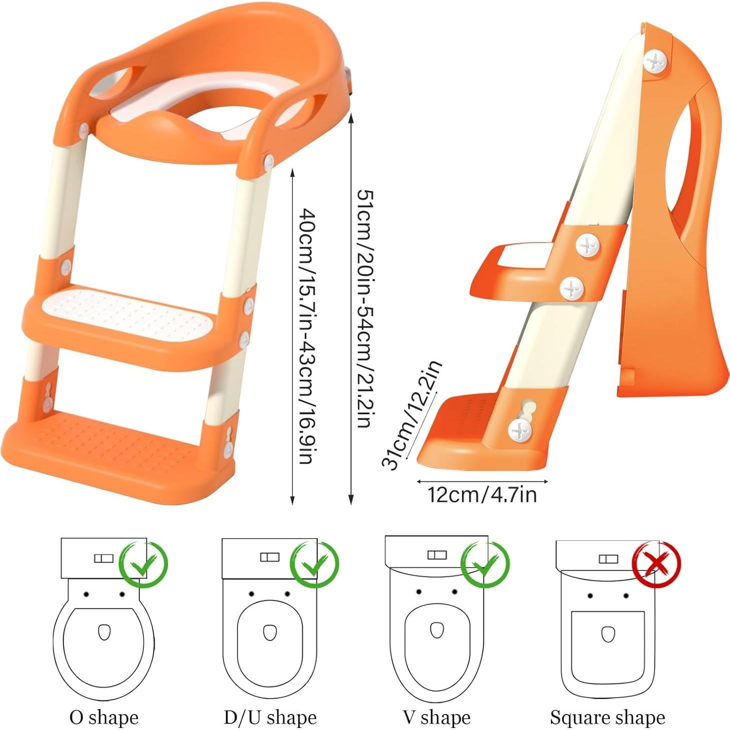 Asiento de Entrenamiento para Baño Niños Plegable Antideslizante