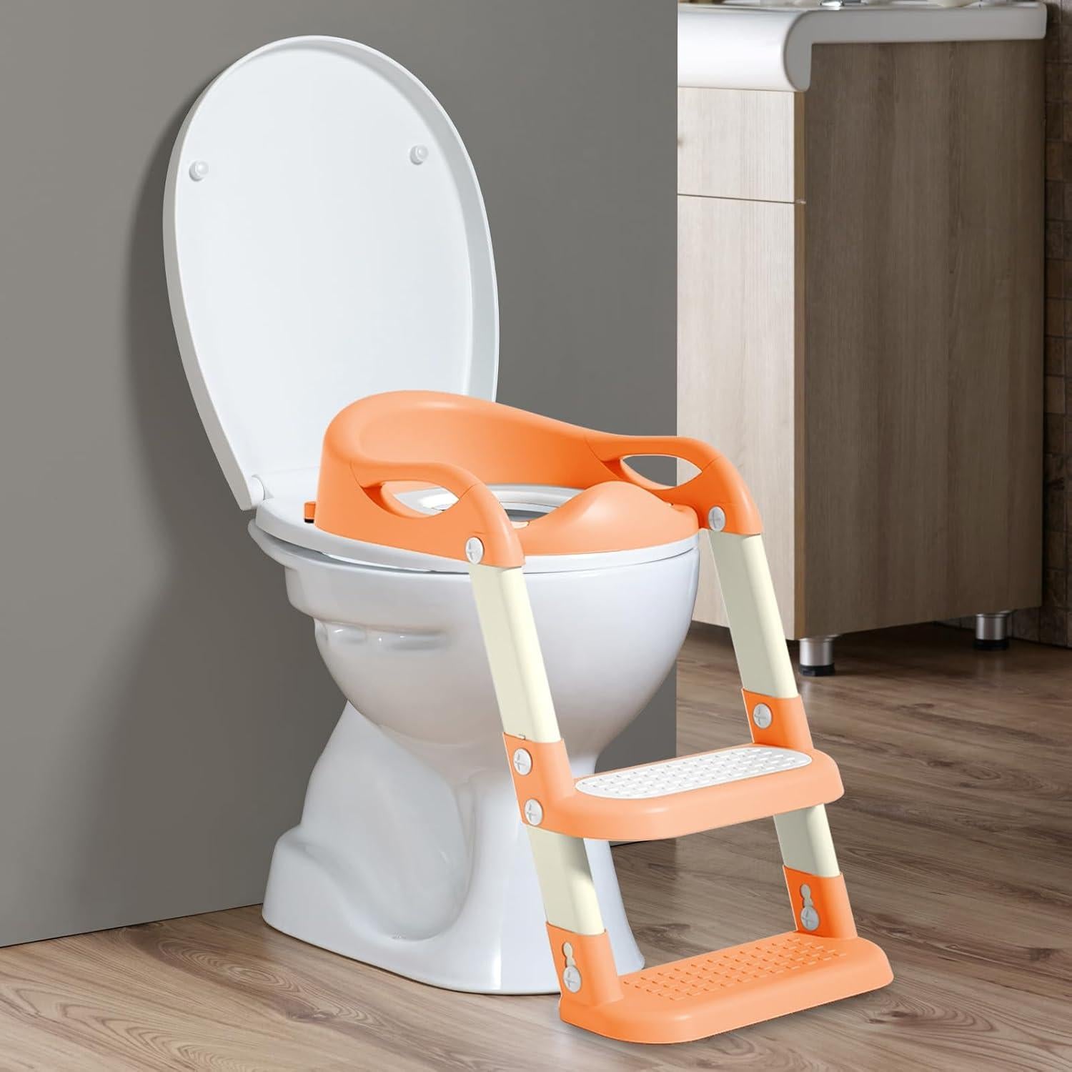 Asiento de Entrenamiento para Baño Niños Plegable Antideslizante