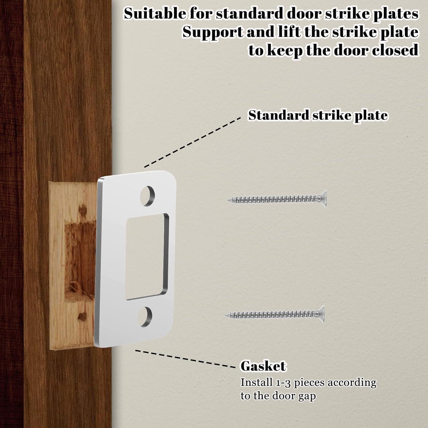 Placas de Refuerzo para Cerraduras de Puerta QfwdfcTrenz - Acero Inoxidable