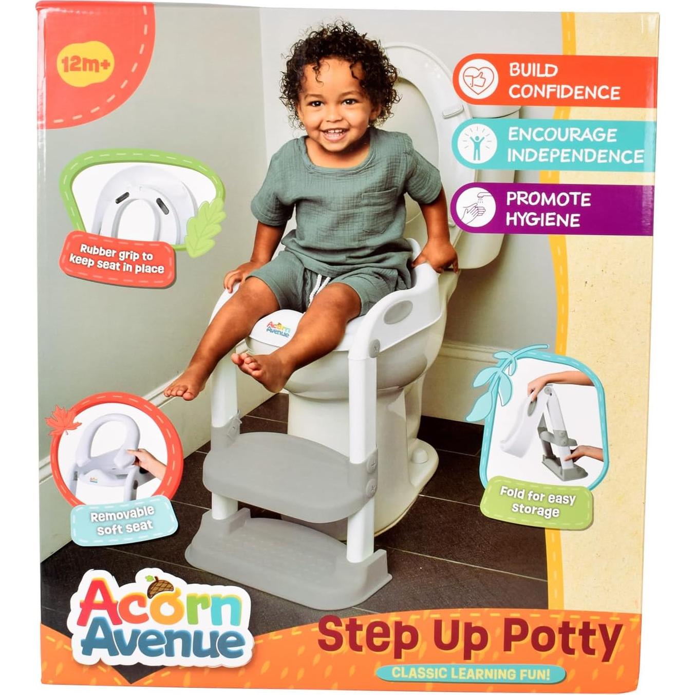 Asiento de Entrenamiento Acorn Avenue 2 en 1 para Inodoro