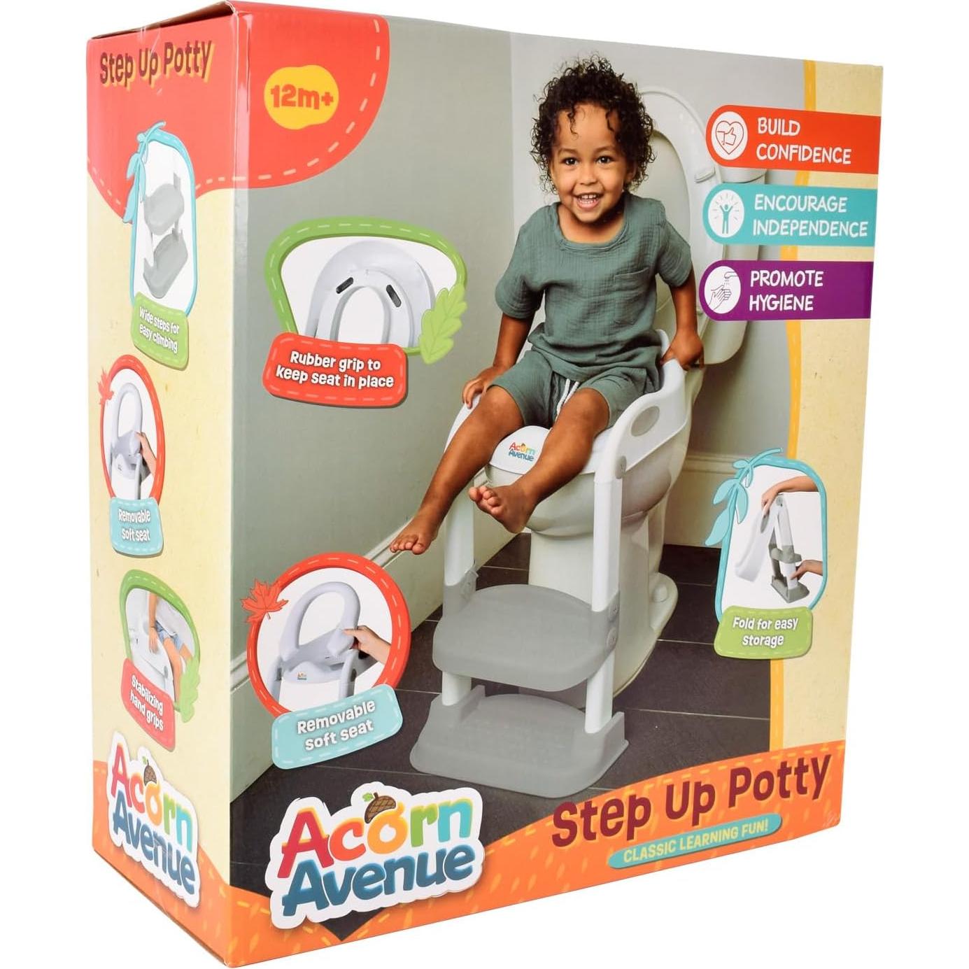 Asiento de Entrenamiento Acorn Avenue 2 en 1 para Inodoro