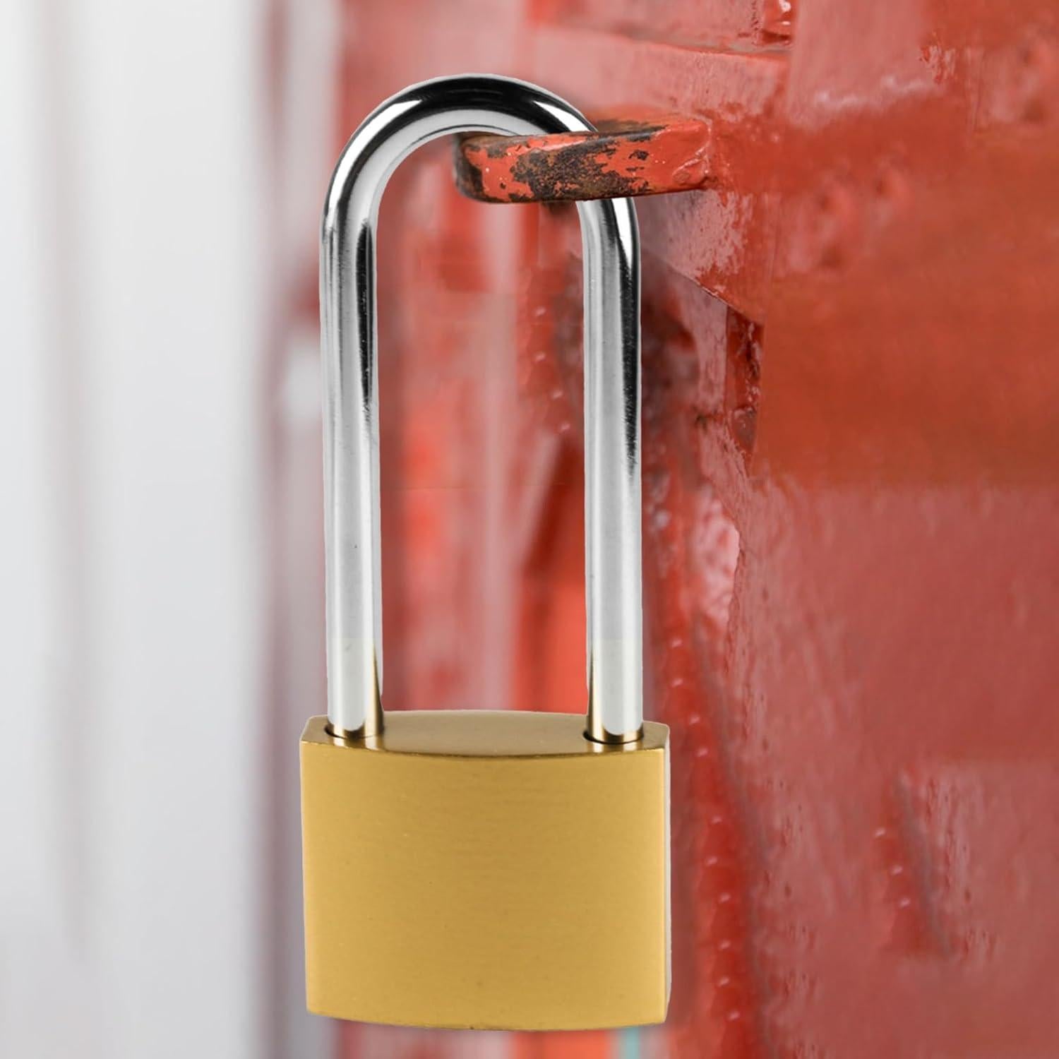 Juego de 4 Candados con Llave QBXMY7 16.26 cm Resistente