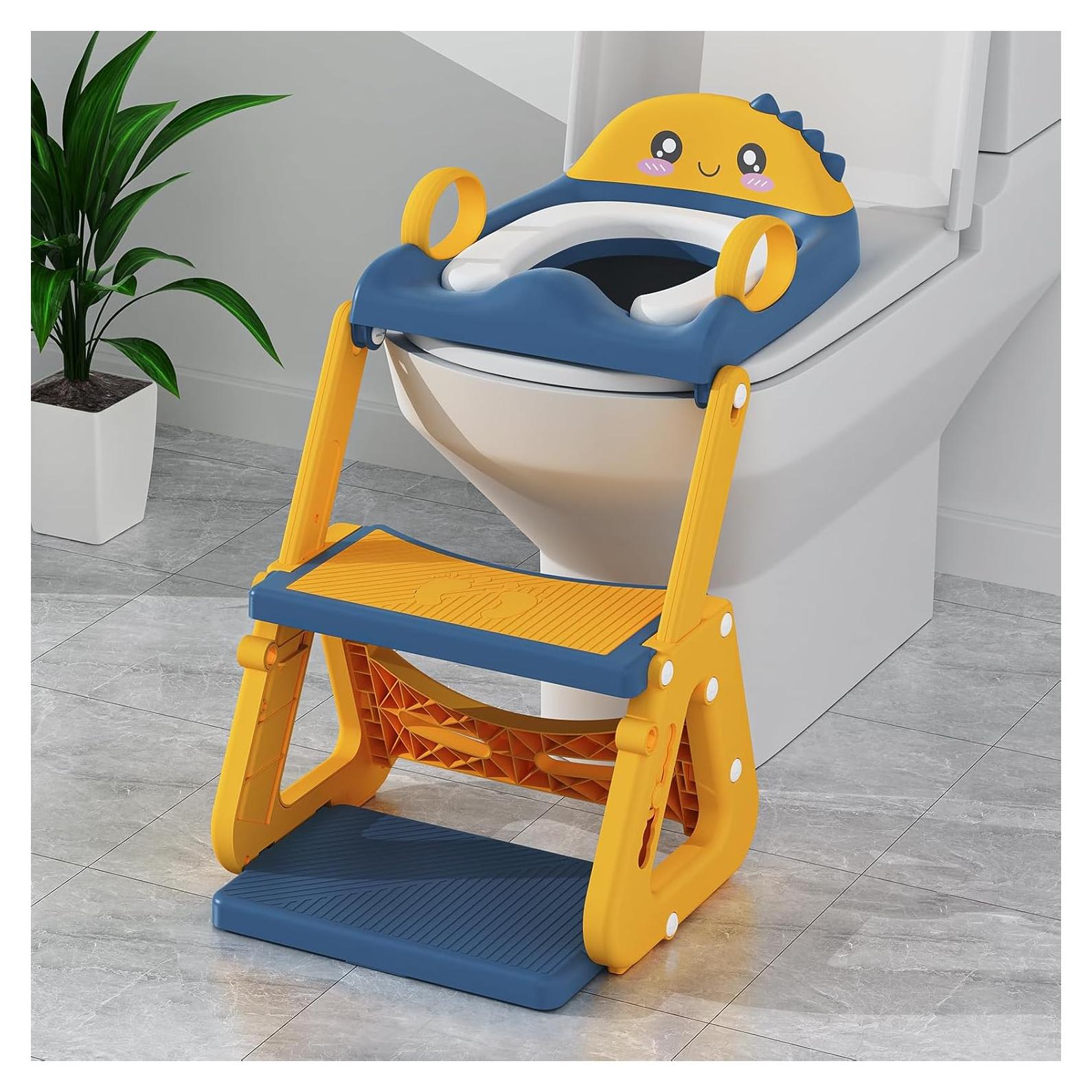 Asiento de Entrenamiento para Baño 2 en 1 Gliizee Azul