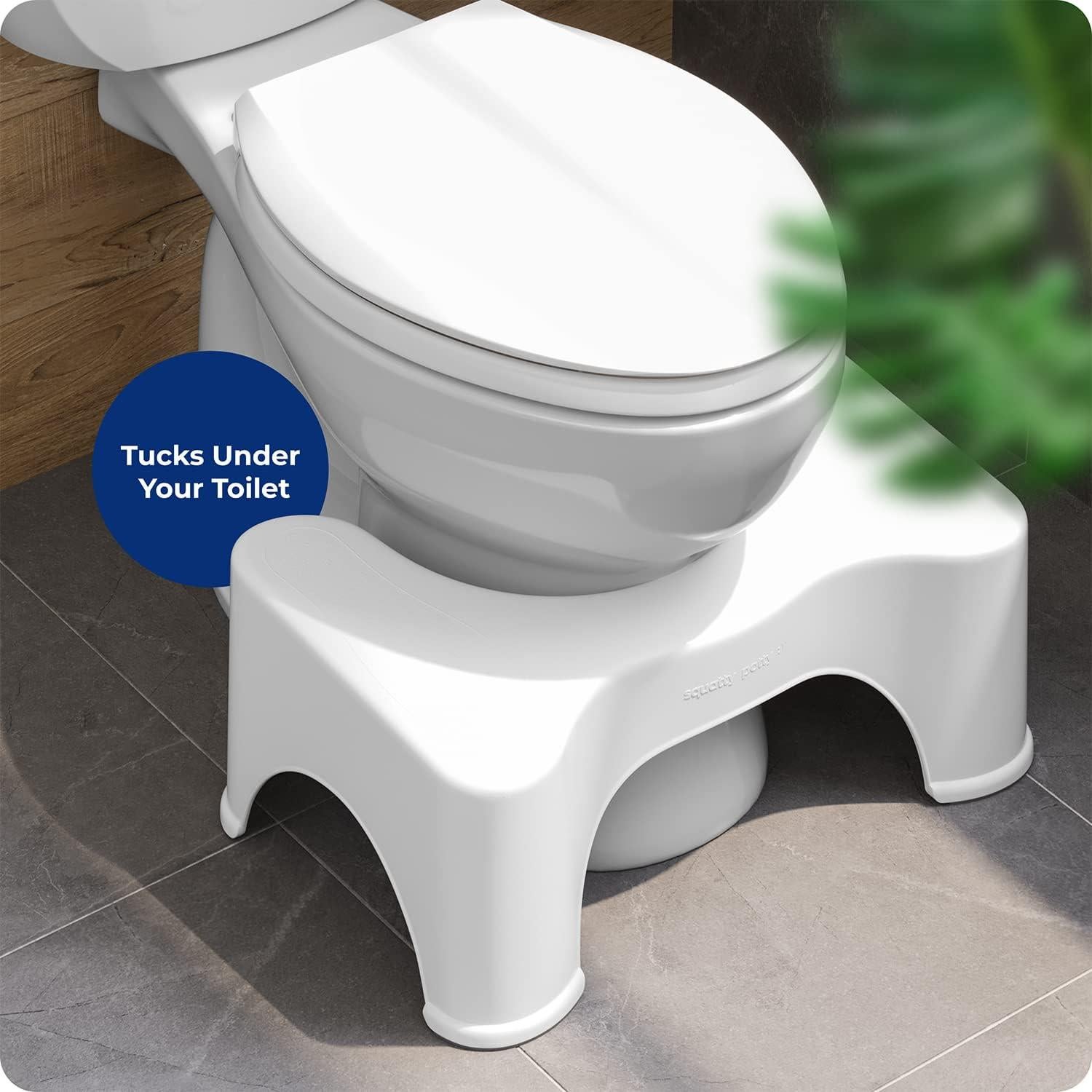 Taburete de Baño Squatty Potty Original 9" Blanco