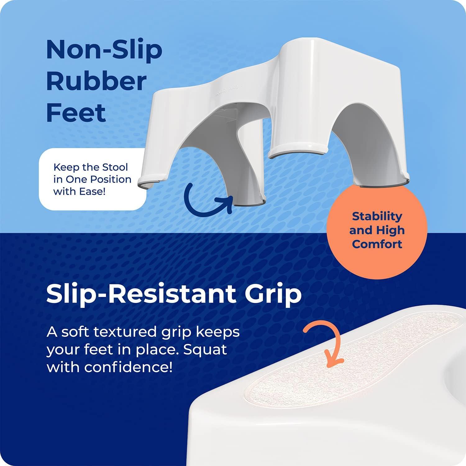 Taburete de Baño Squatty Potty Original 9" Blanco