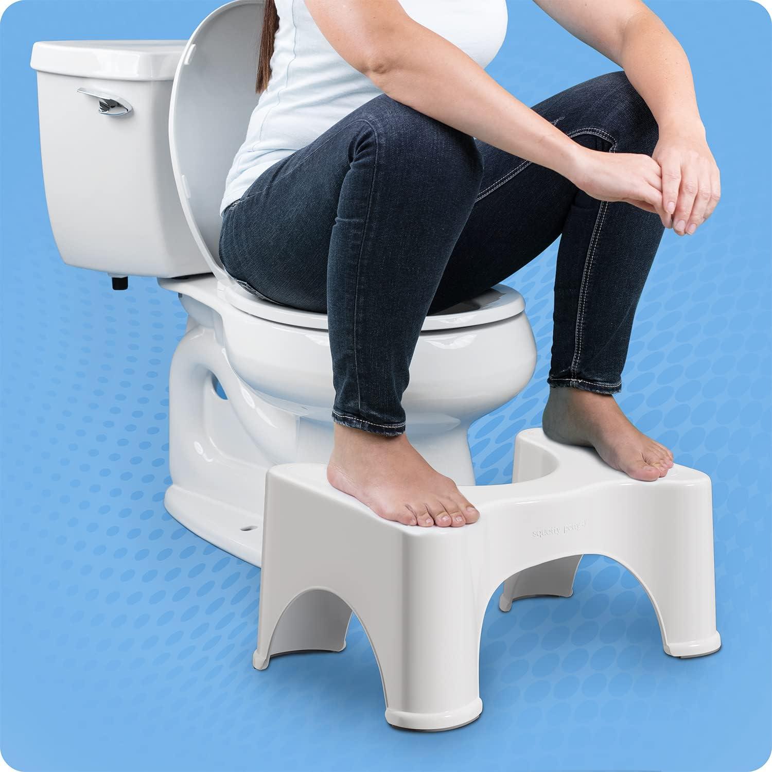 Taburete de Baño Squatty Potty Original 9" Blanco