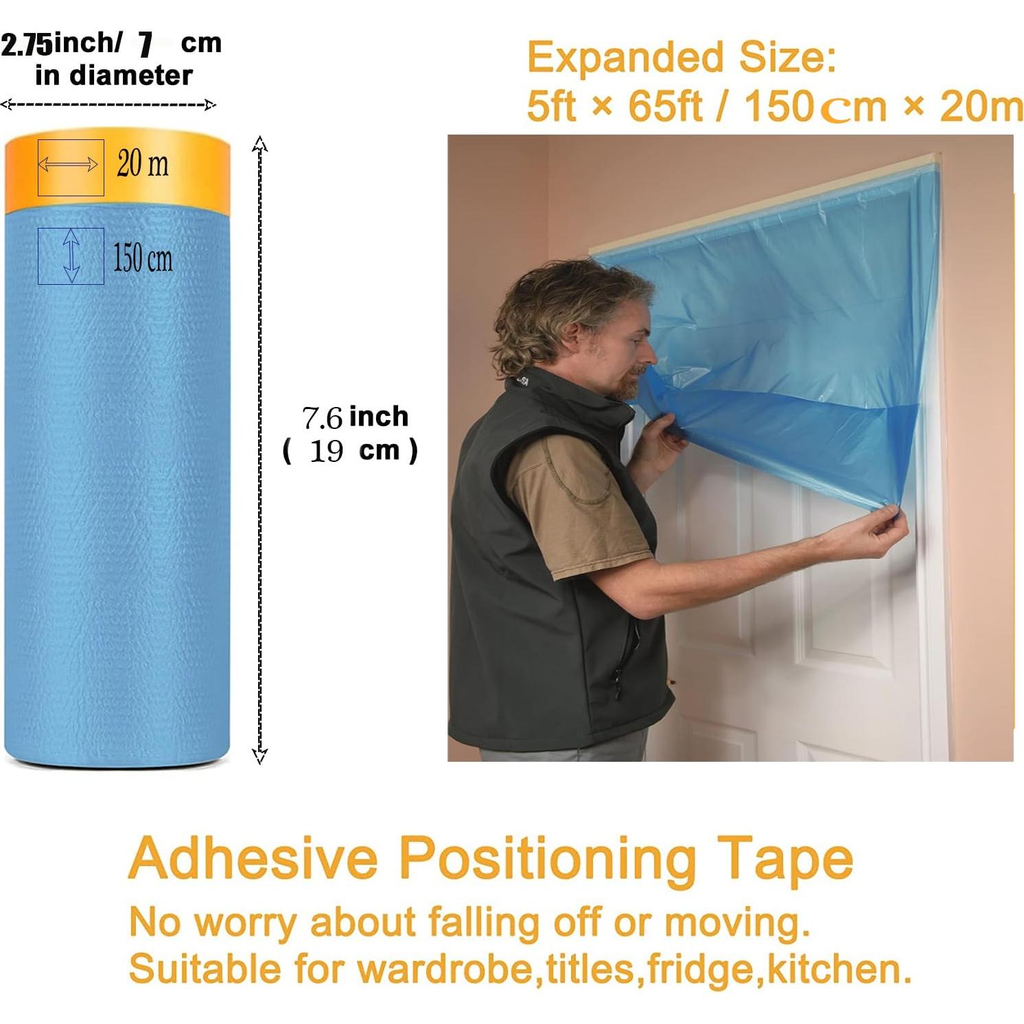 Film de Enmascarar Pre-Cortado LLPT 152.4 cm x 19.81 m