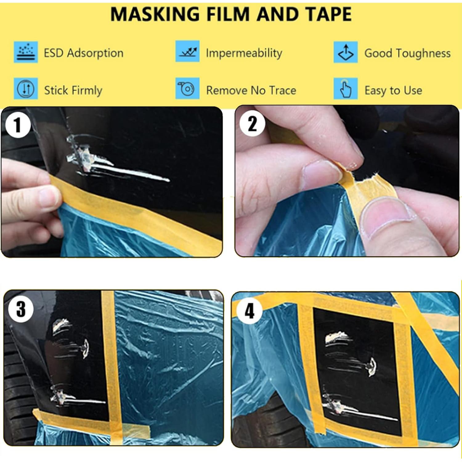 Film de Enmascarar Pre-Cortado LLPT 152.4 cm x 19.81 m