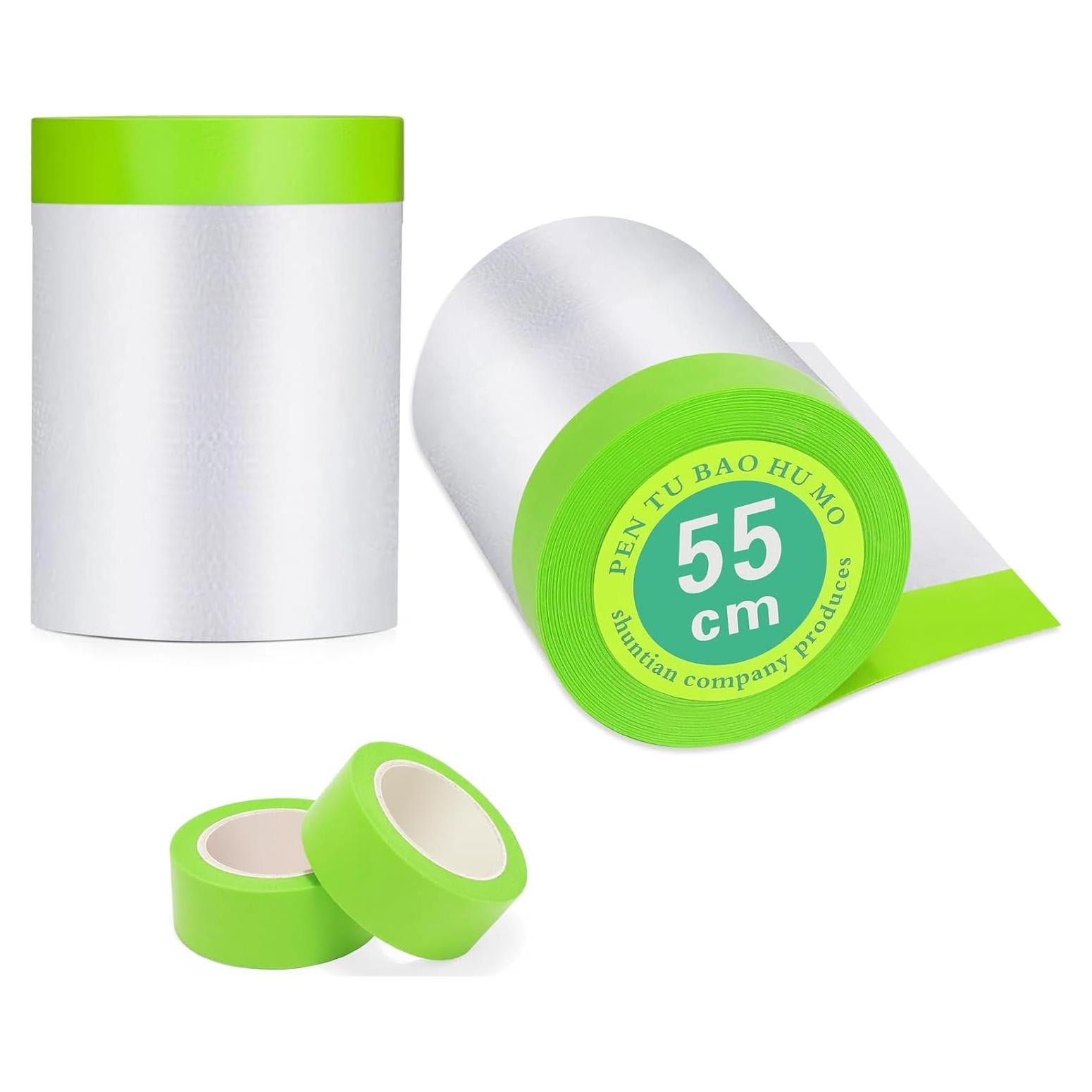 Película de Enmascarar Pre-tapada YANZENGCQ 55.88 cm x 20.12 m