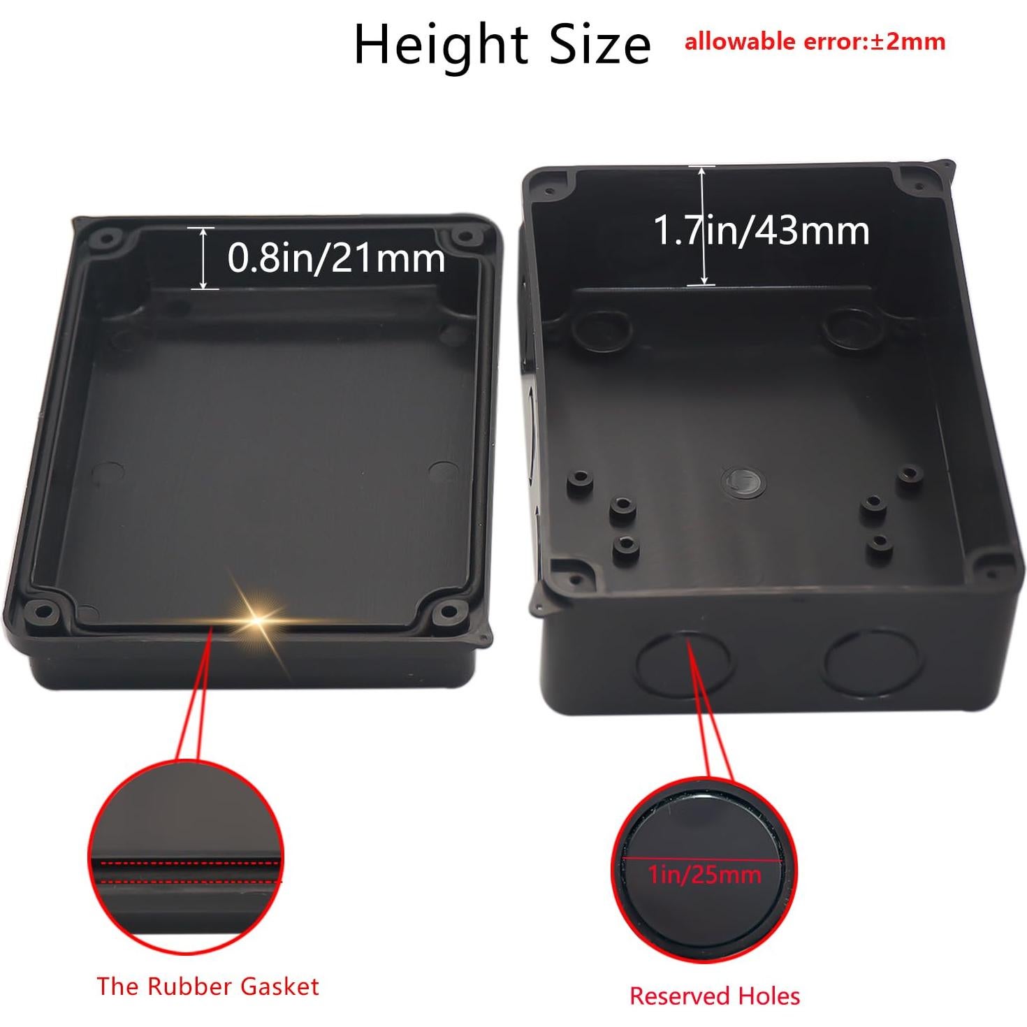 Caja Impermeable para Exteriores LuSumtly IP65 150x110x70mm