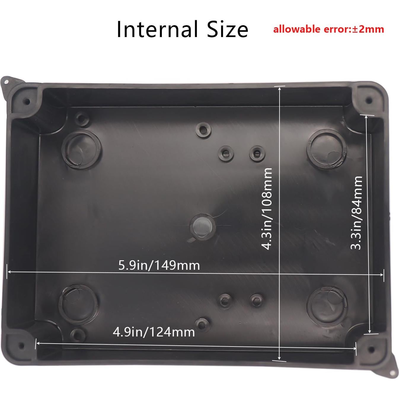 Caja Impermeable para Exteriores LuSumtly IP65 150x110x70mm